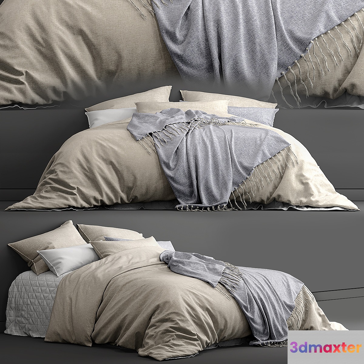 Bed adairs bed 3D Max
