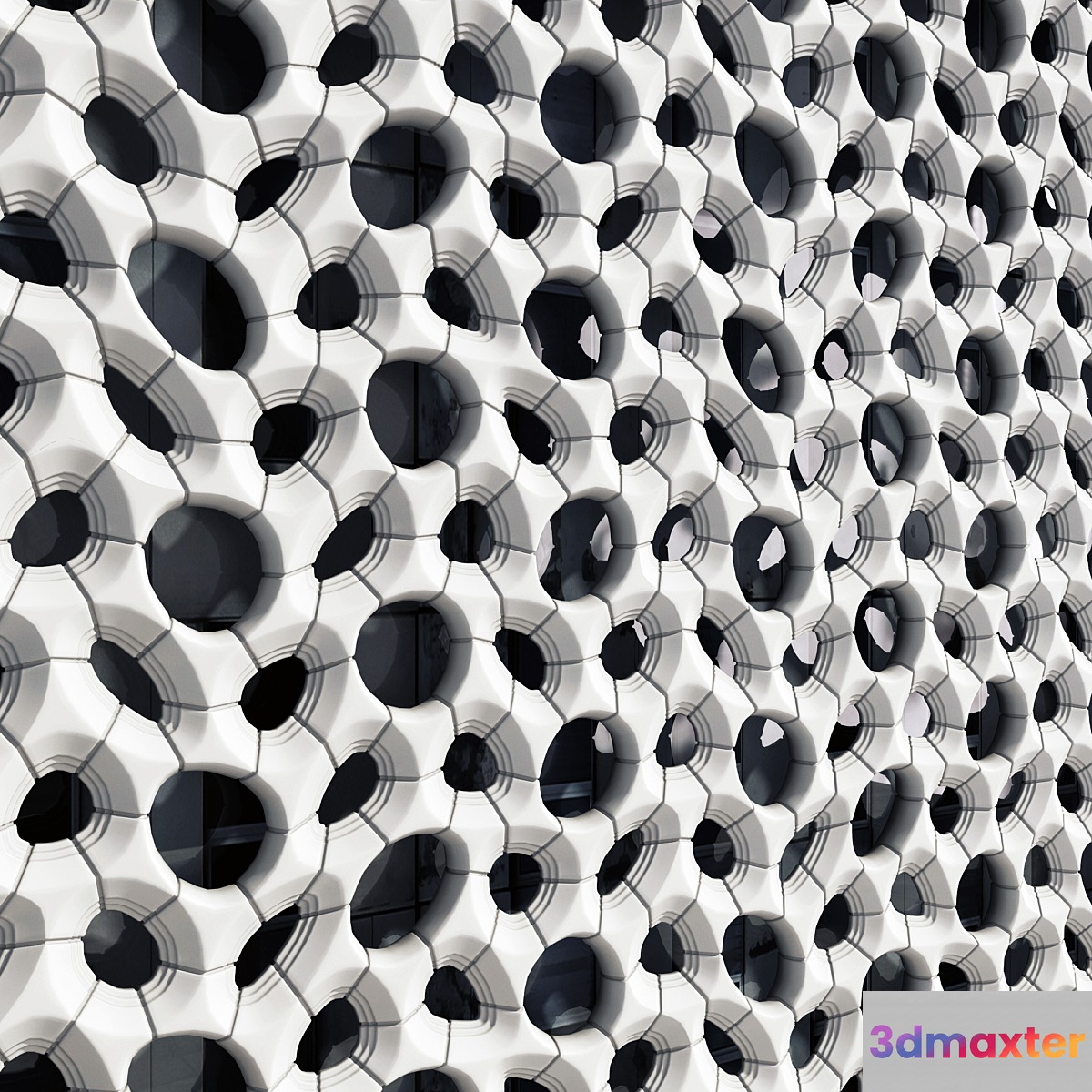 Bionica decorative facade 3D Max