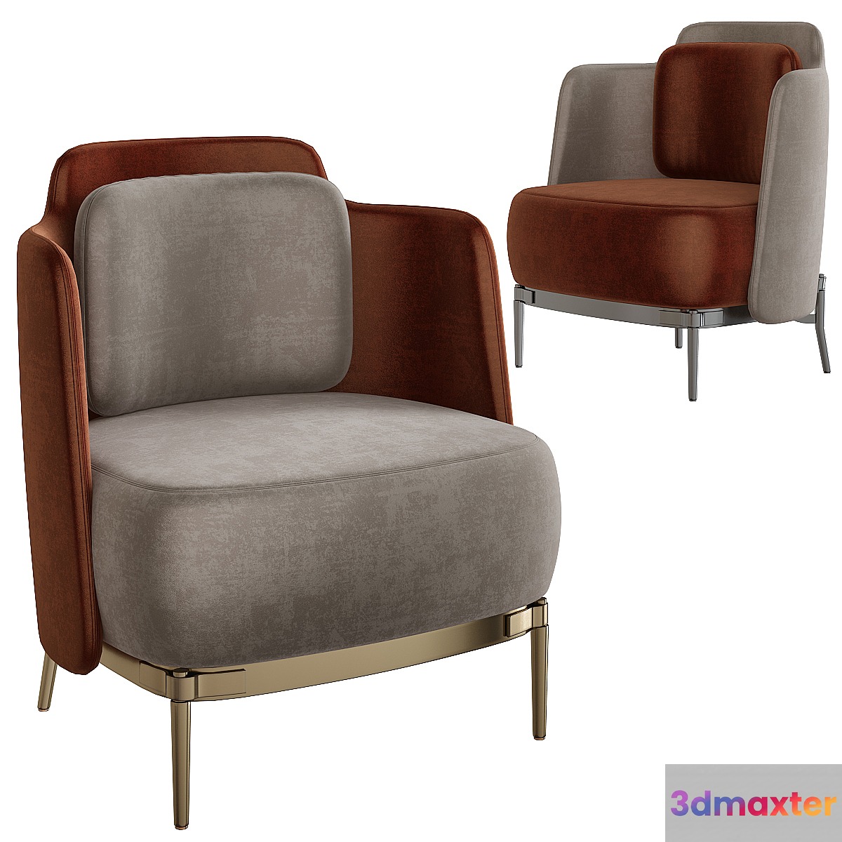 Minotti - Tape armchair