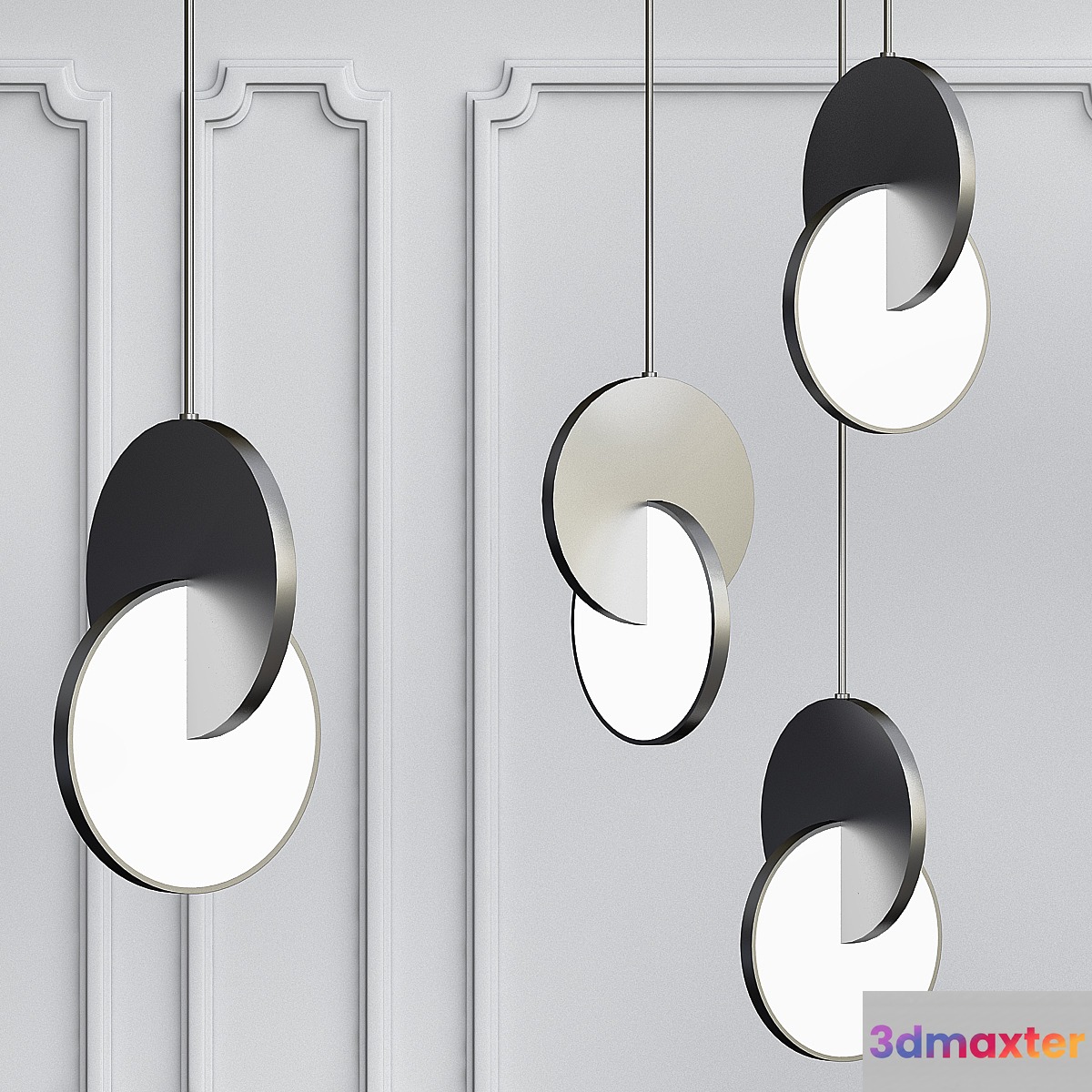 Eclipse Pendant 3D Max