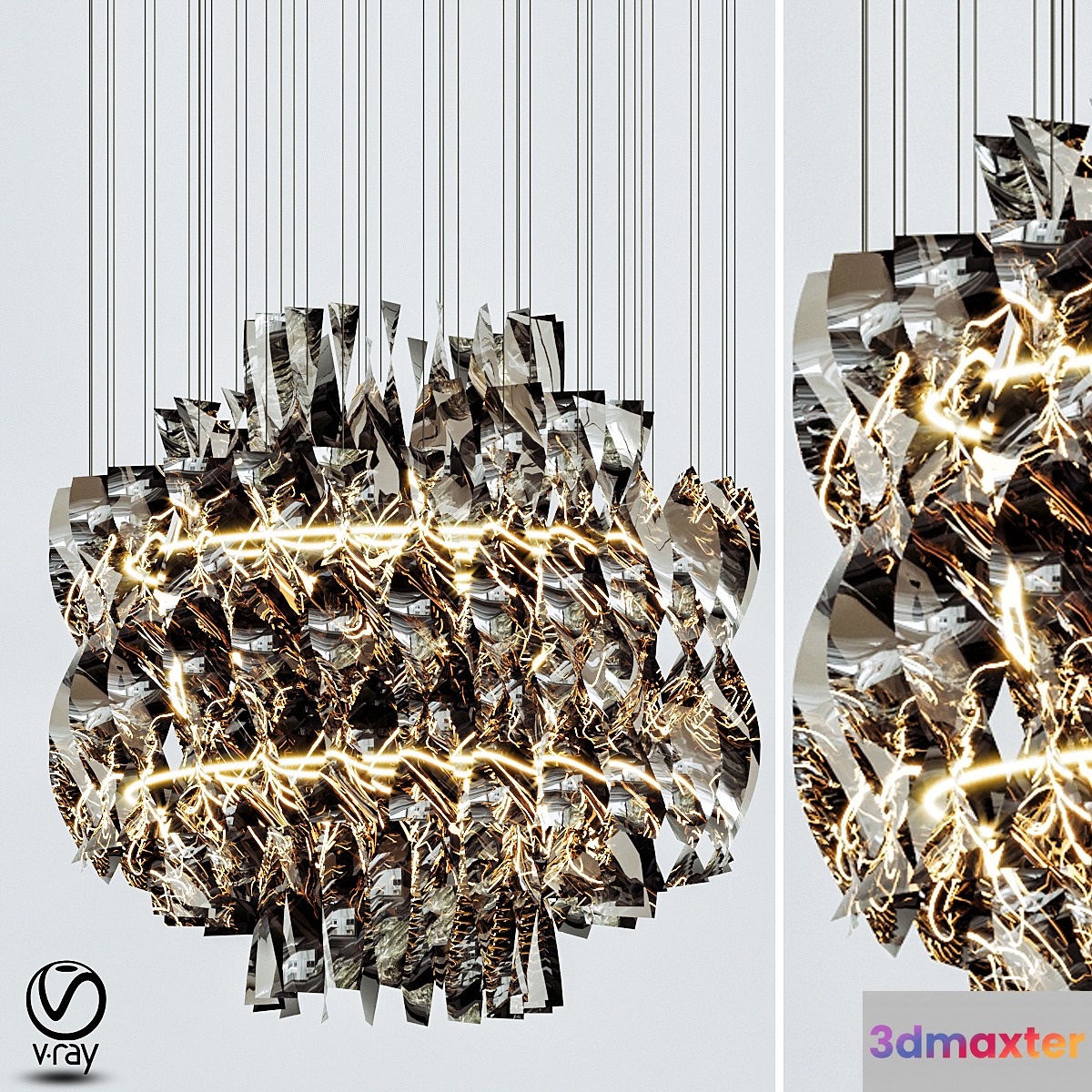 Aura fumo chandelier - No.3