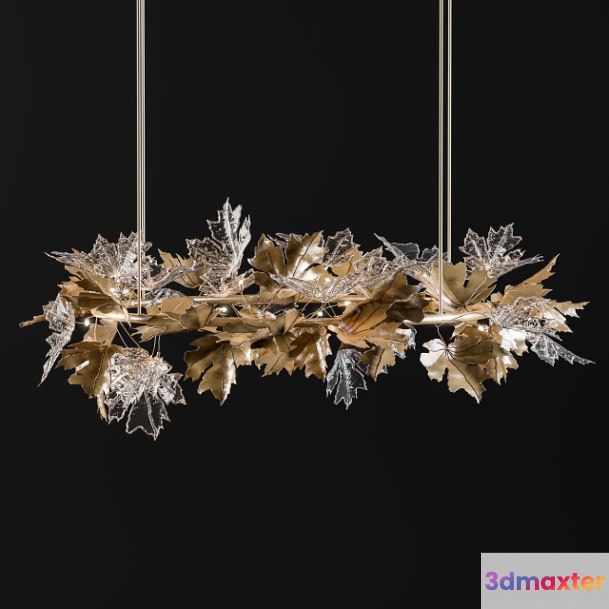 Seripi pendant leaves - No.3