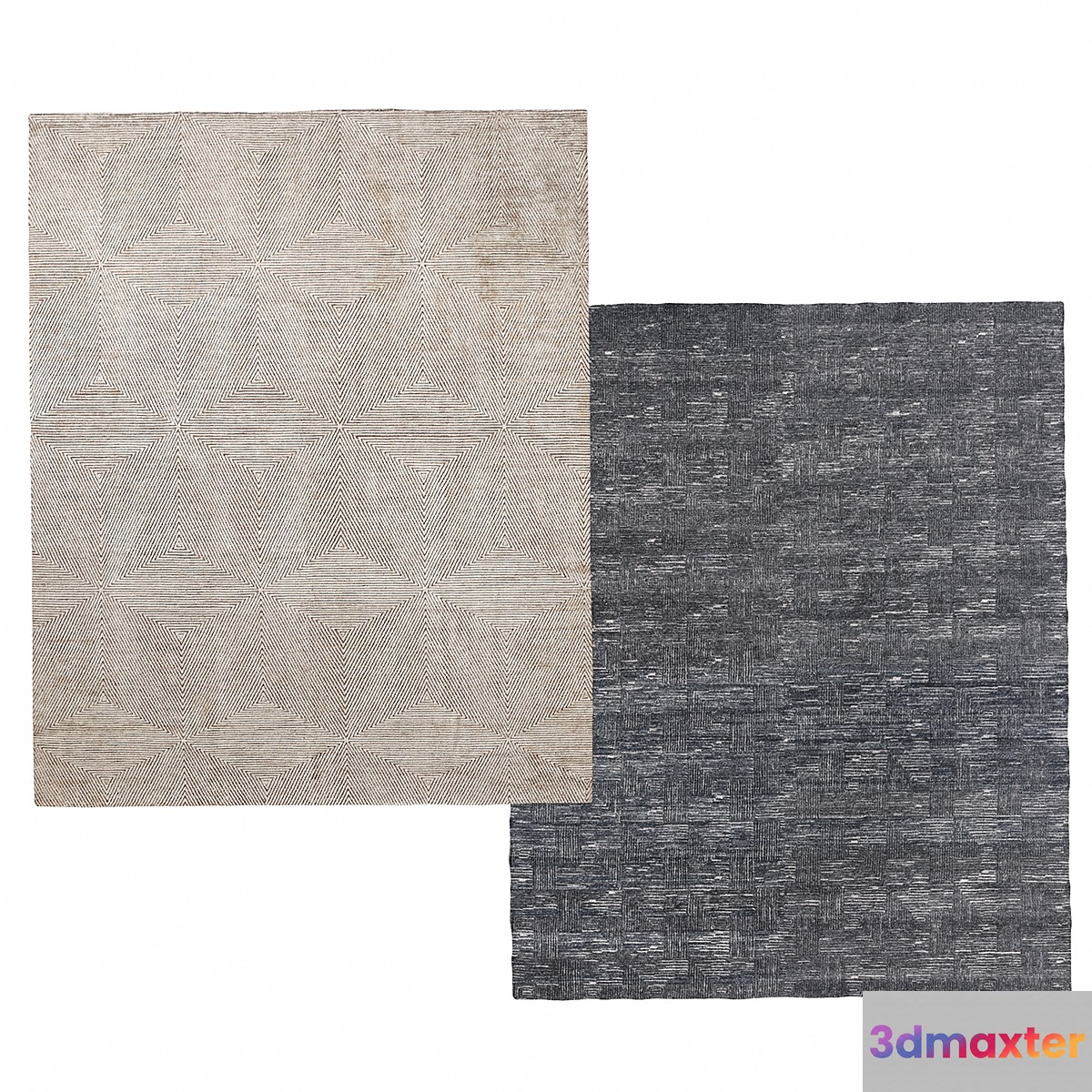 Carpet Mosaic Hand-Knotted Silk by Restoration Hardware 3D Max