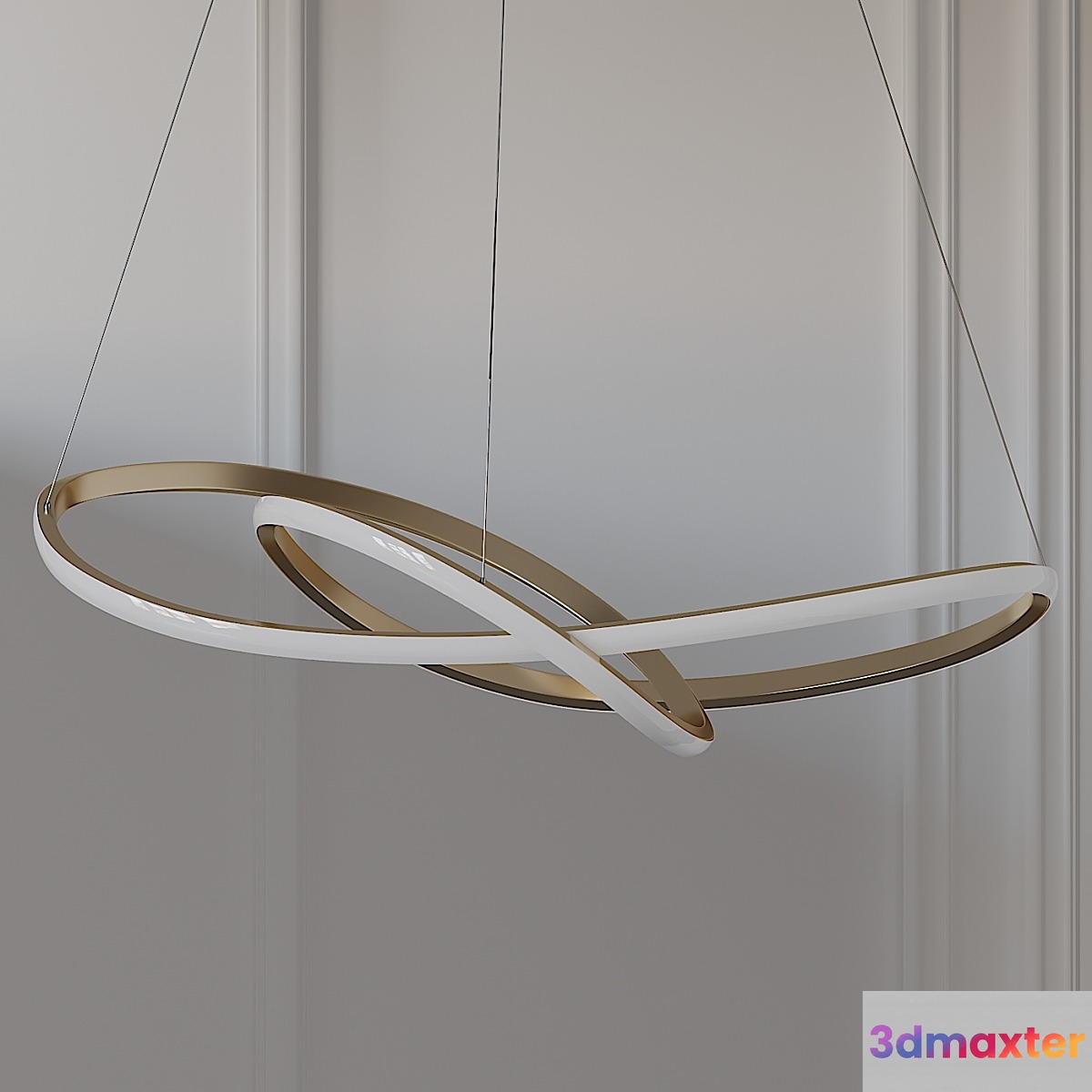 Ribbon LED Ceiling Pendant by Heal's 3D Max