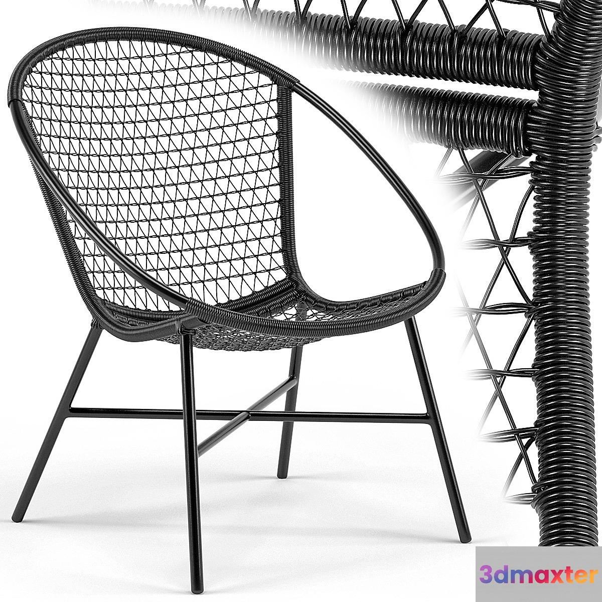 Sala Graphite Lounge Chair