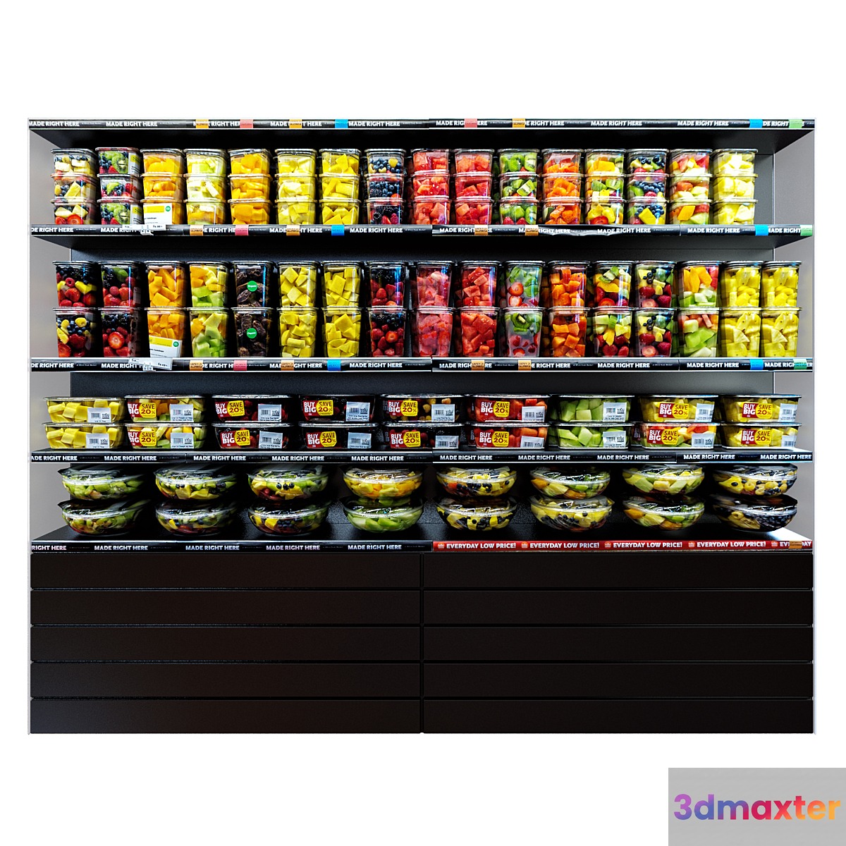 Market Fridge 2 3D Max