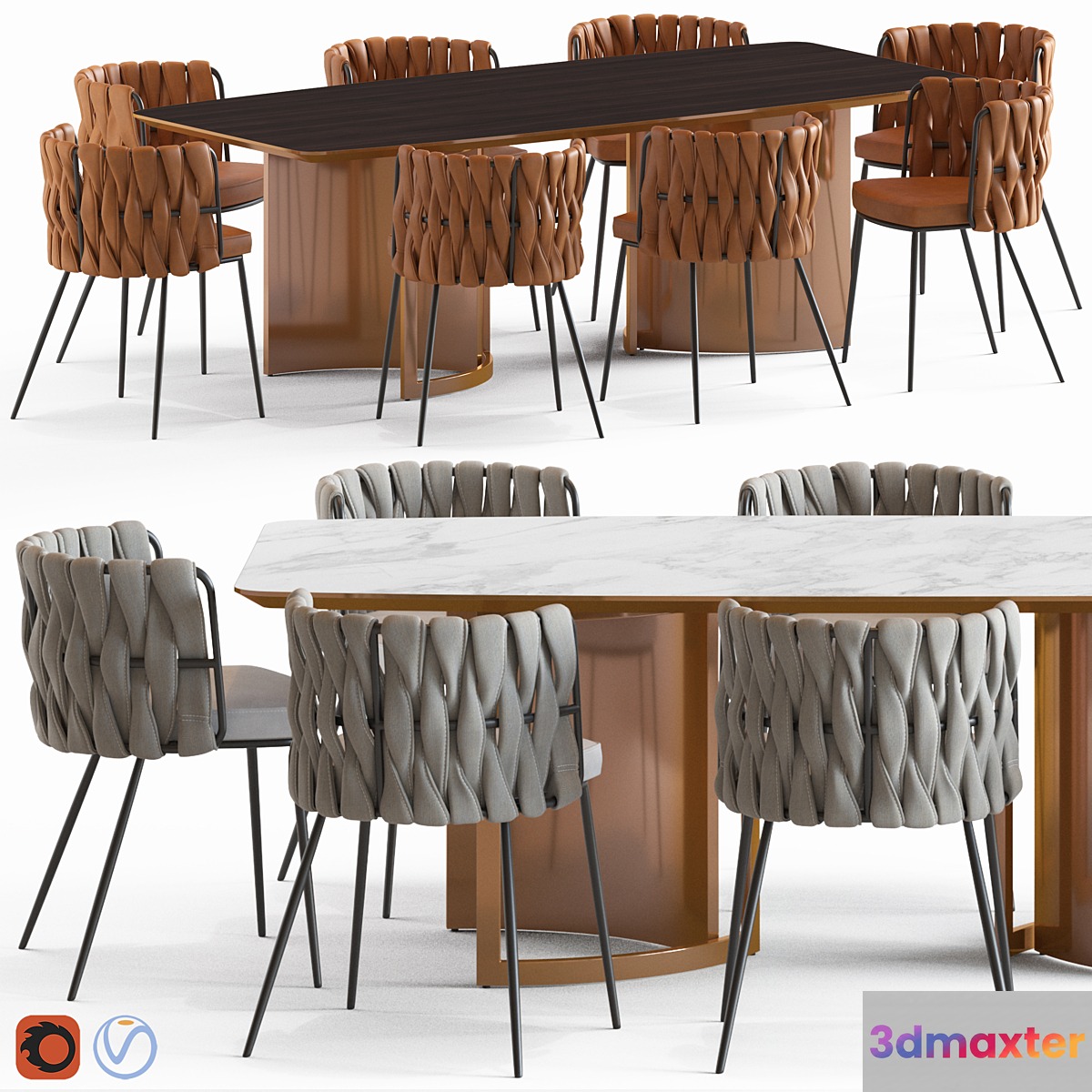 LoftDesigne Chair 2678 and Table 6838 - No.3