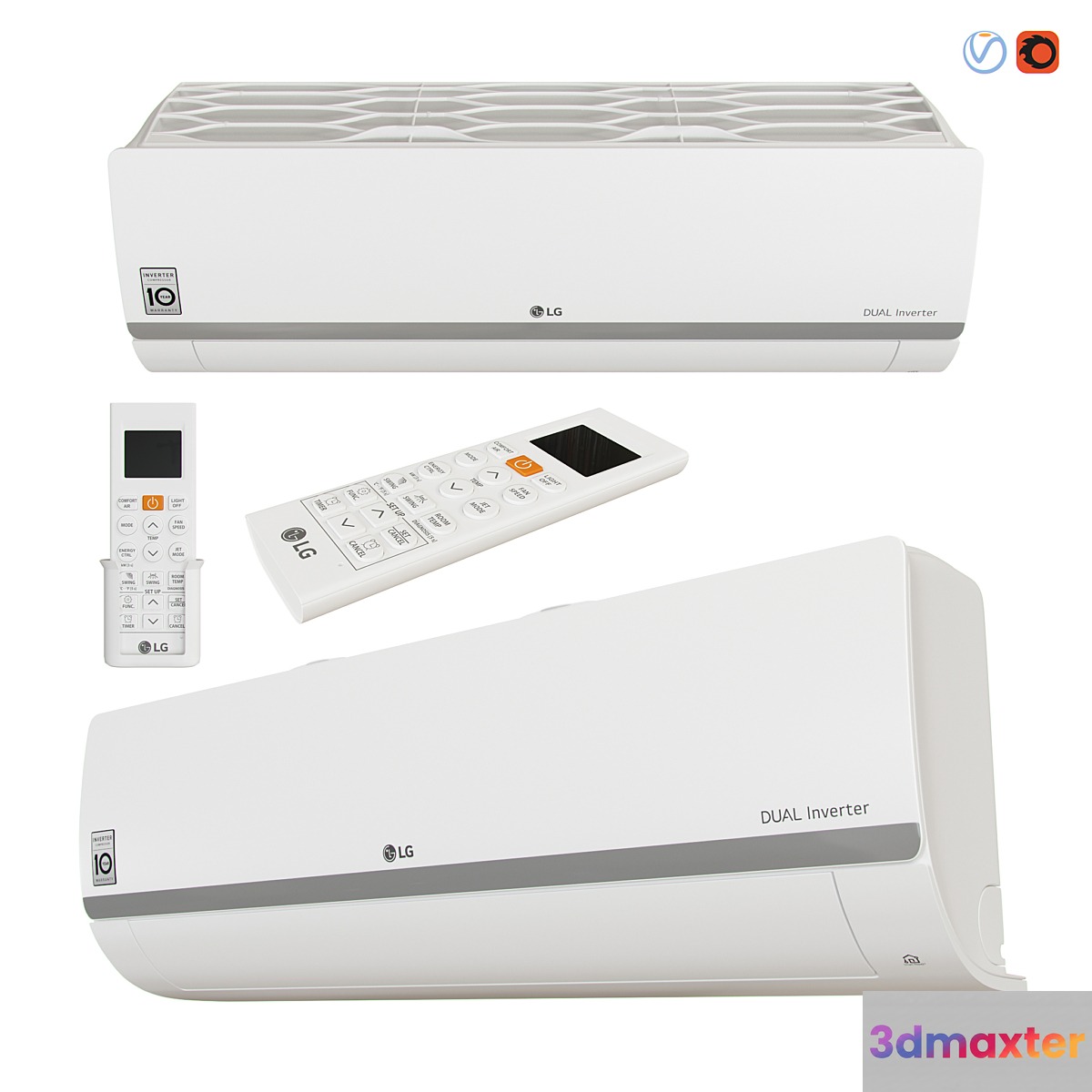 LG - P12SP DUAL Inverter 3D Max