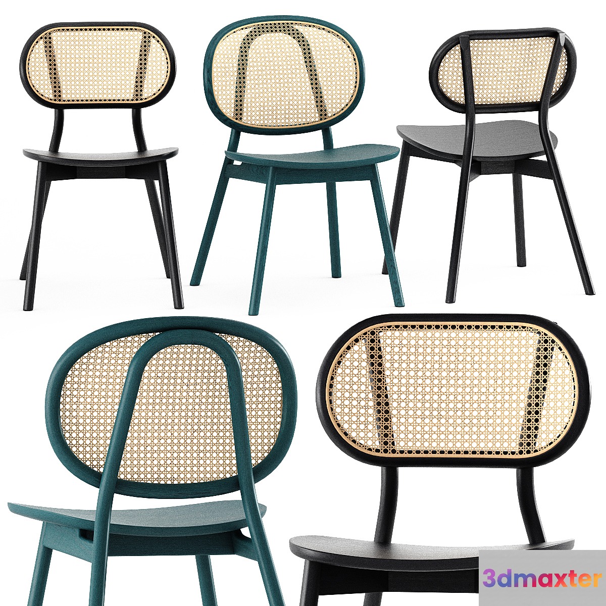 CANE CHAIR - 03 CANE CHAIR –04 3D Max