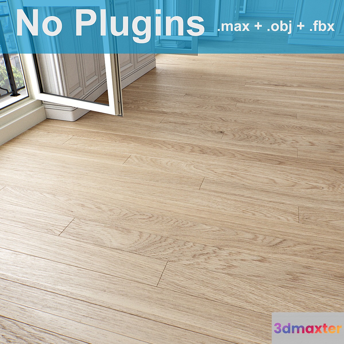 Parquet 2-8-1 3D Max