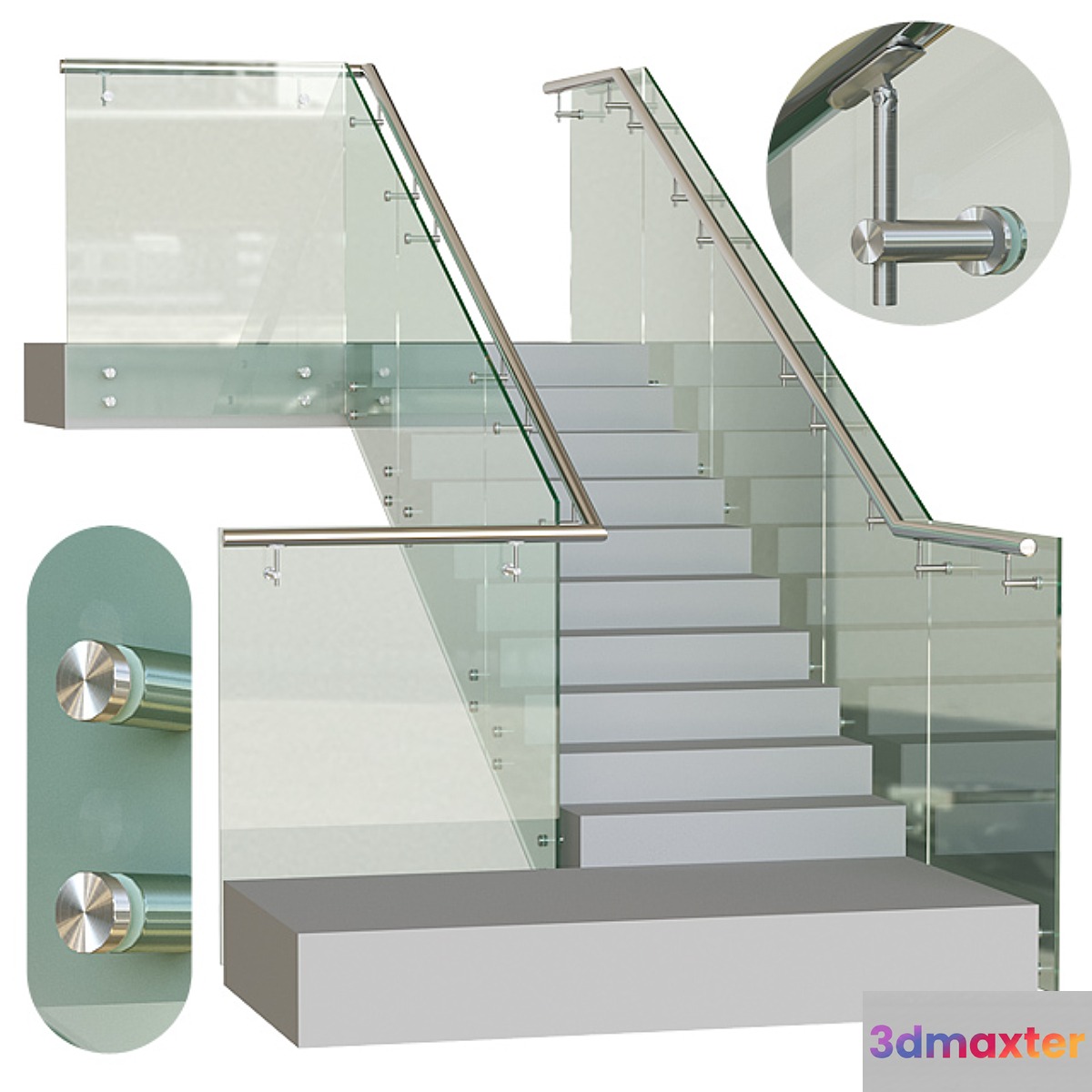 Spotted glass railing 5