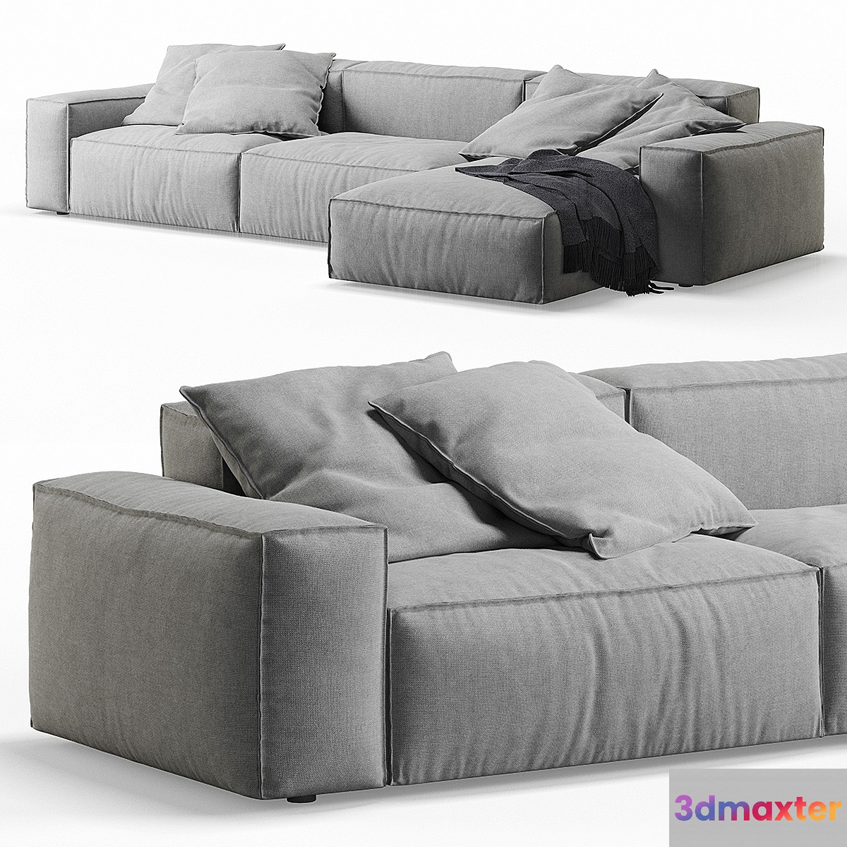 NeoWall Corner Sofa by Living Divani - No.6