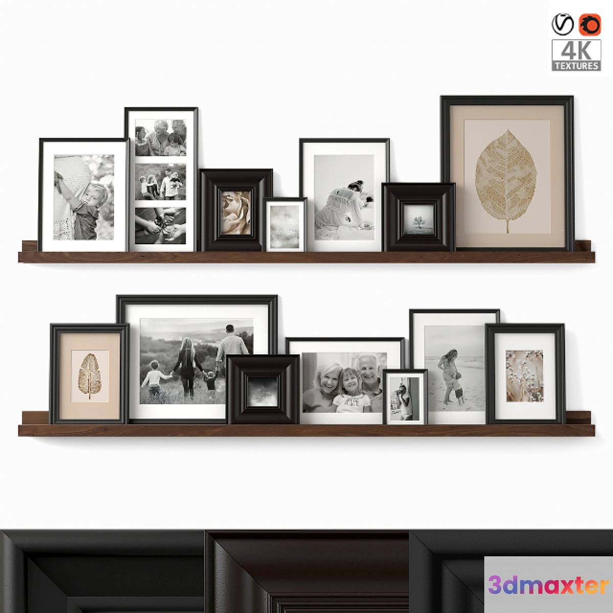 Posters On The Shelves 06 3D Max