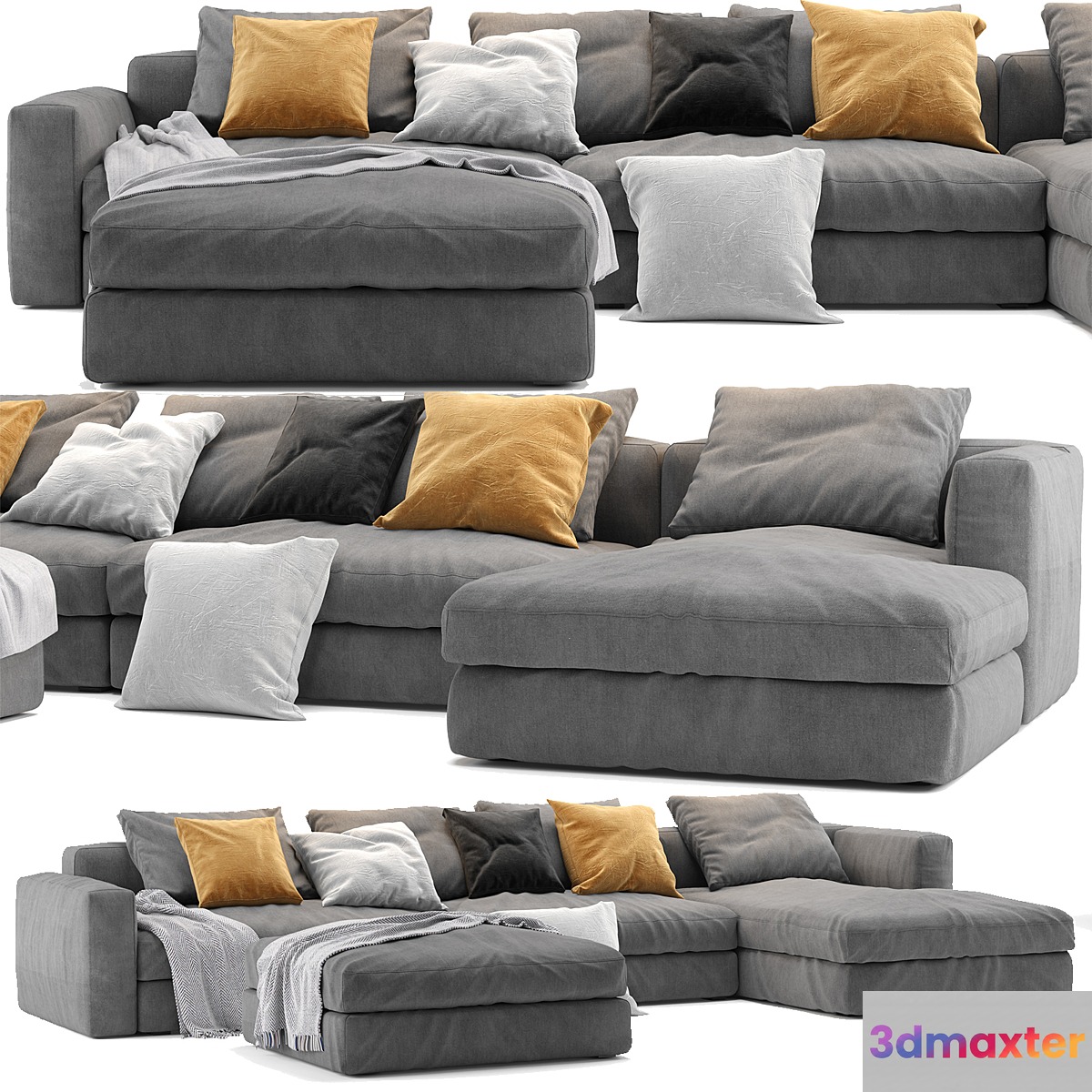 Poliform Dune Sofa 3D Max