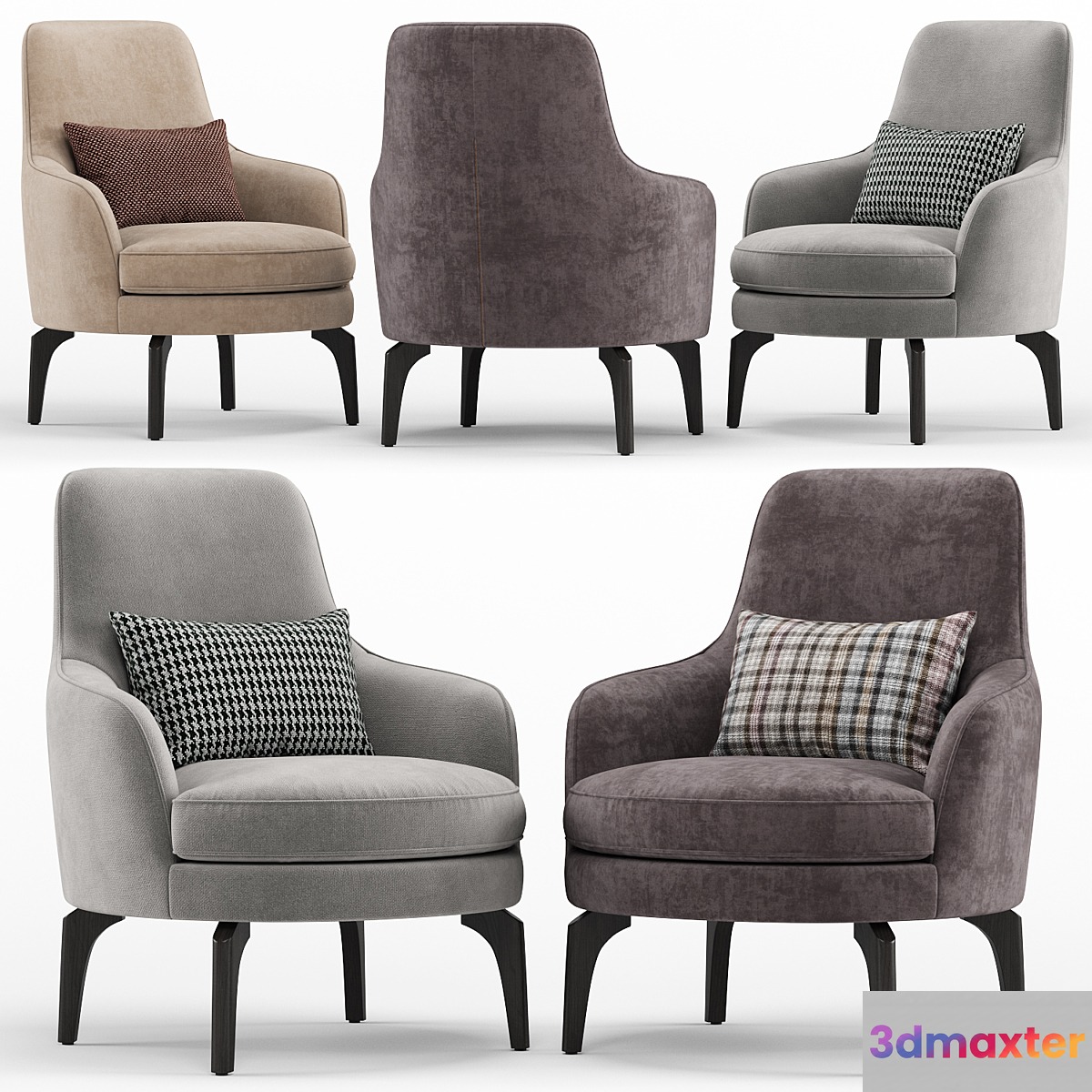 Medea armchair - Calligaris 3D Max