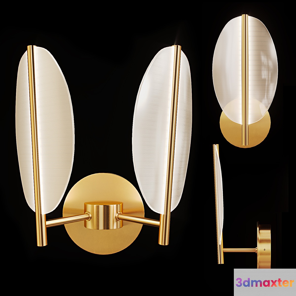 Postmodern LED wall lamp PRAIA - No.2