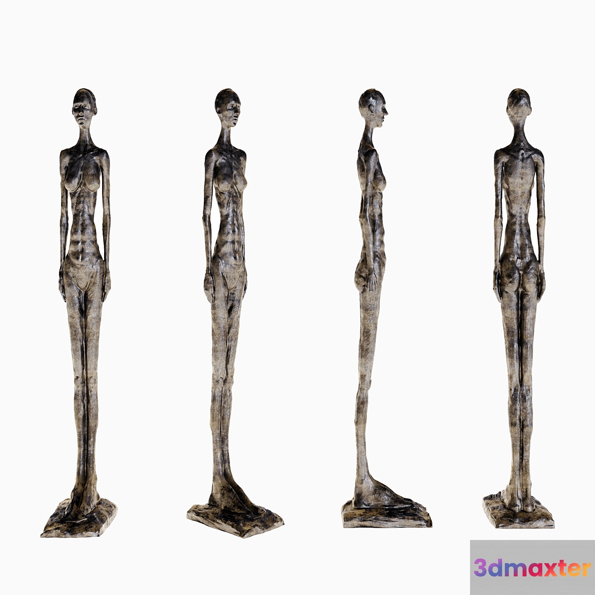 Alberto Giacometti Grande femme II 3D Max