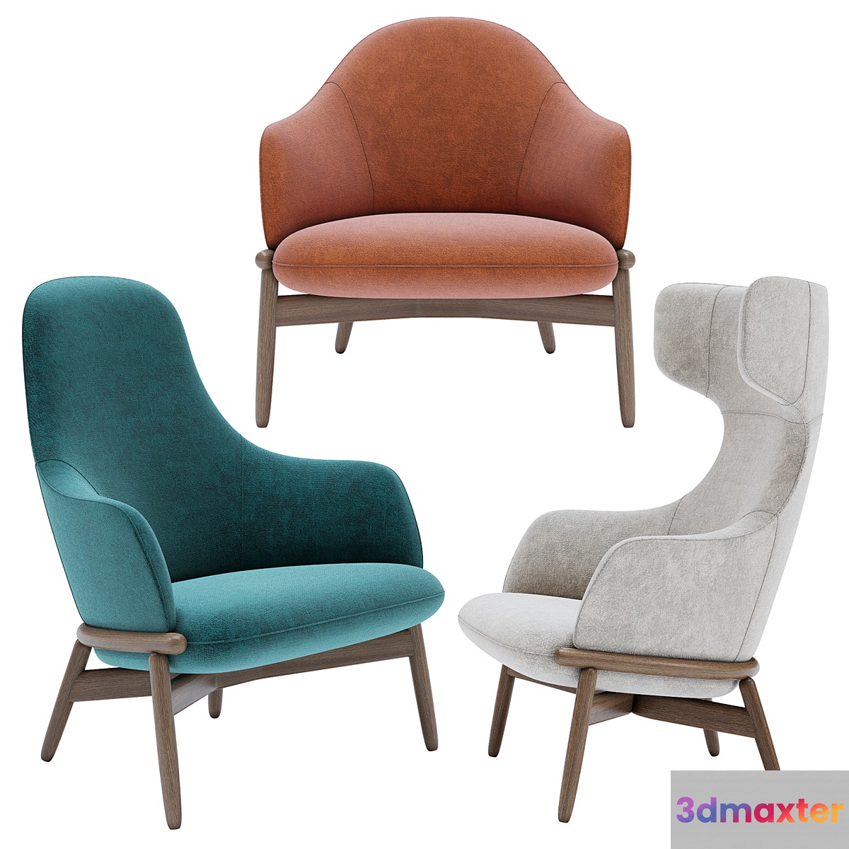 Herman Miller Reframe Lounge Seating 3D Max