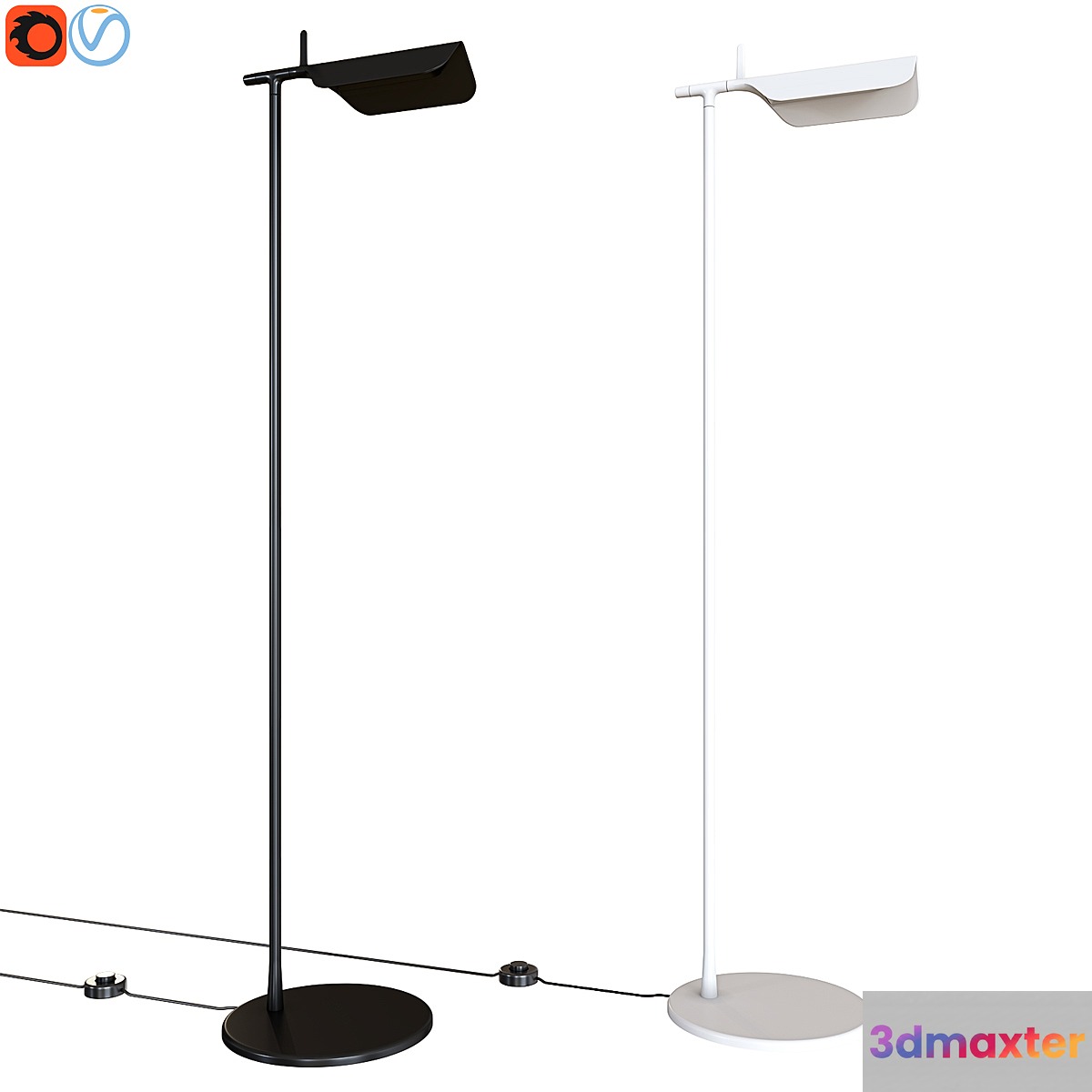 Floor lamp Flos Tab Floor 3D Max