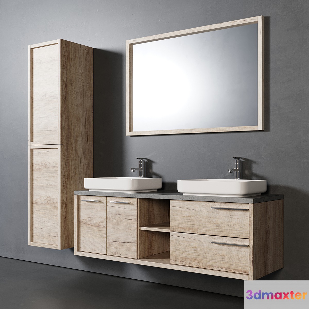 Vermont Bathroom Furniture 3D Max