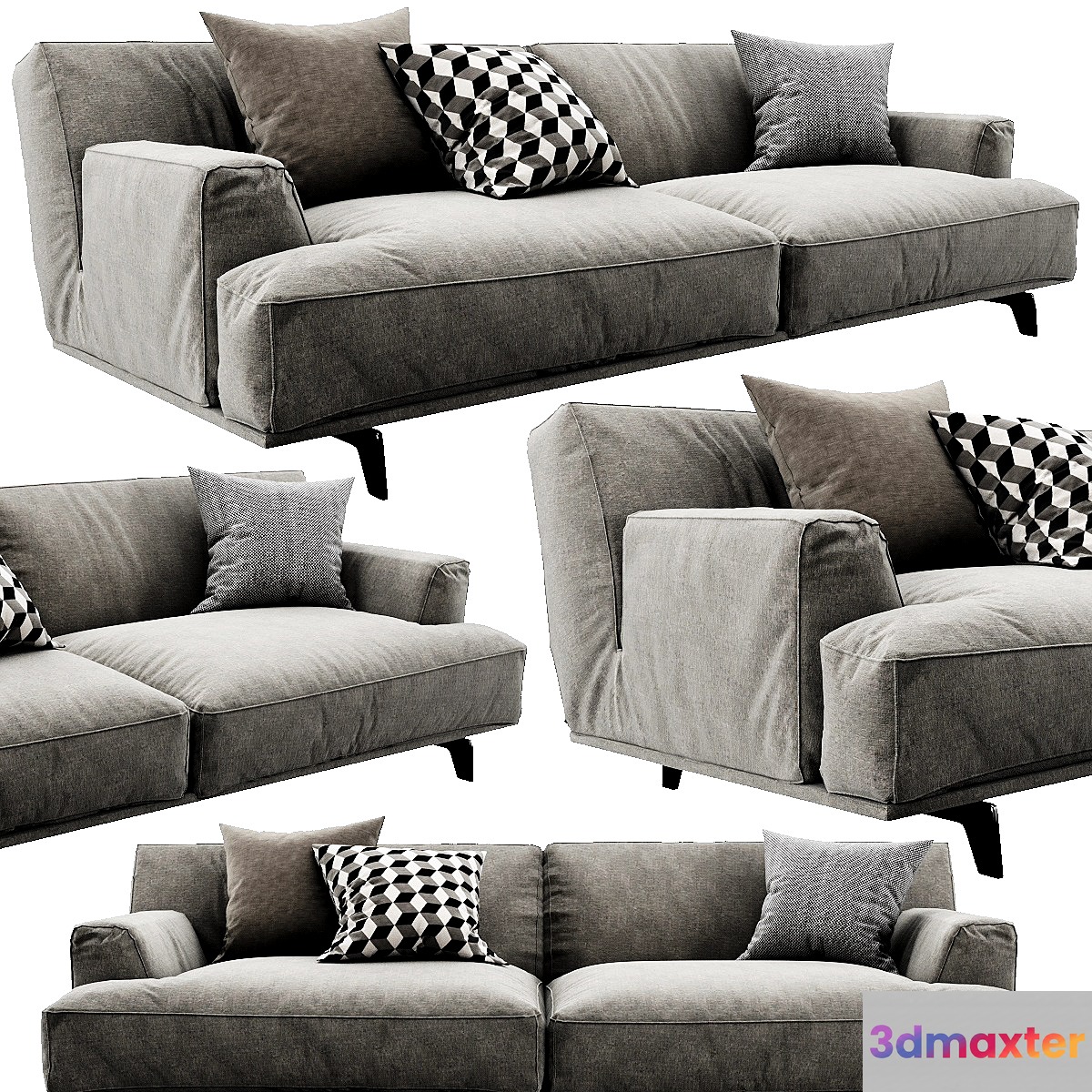 Poliform tribeca 3D Max