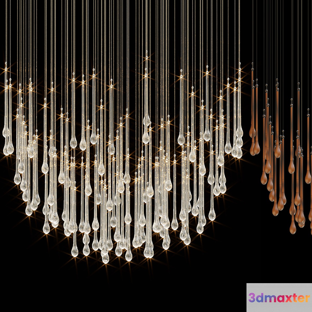 Chandelier Light Vargov 3D Max