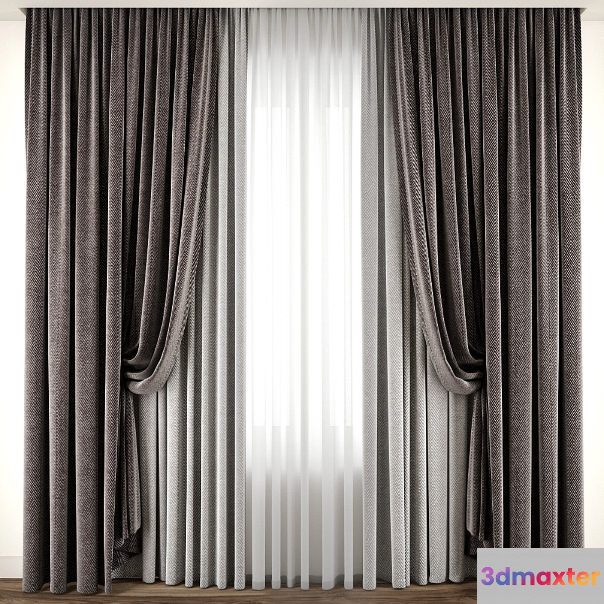 curtain 90 3D Max