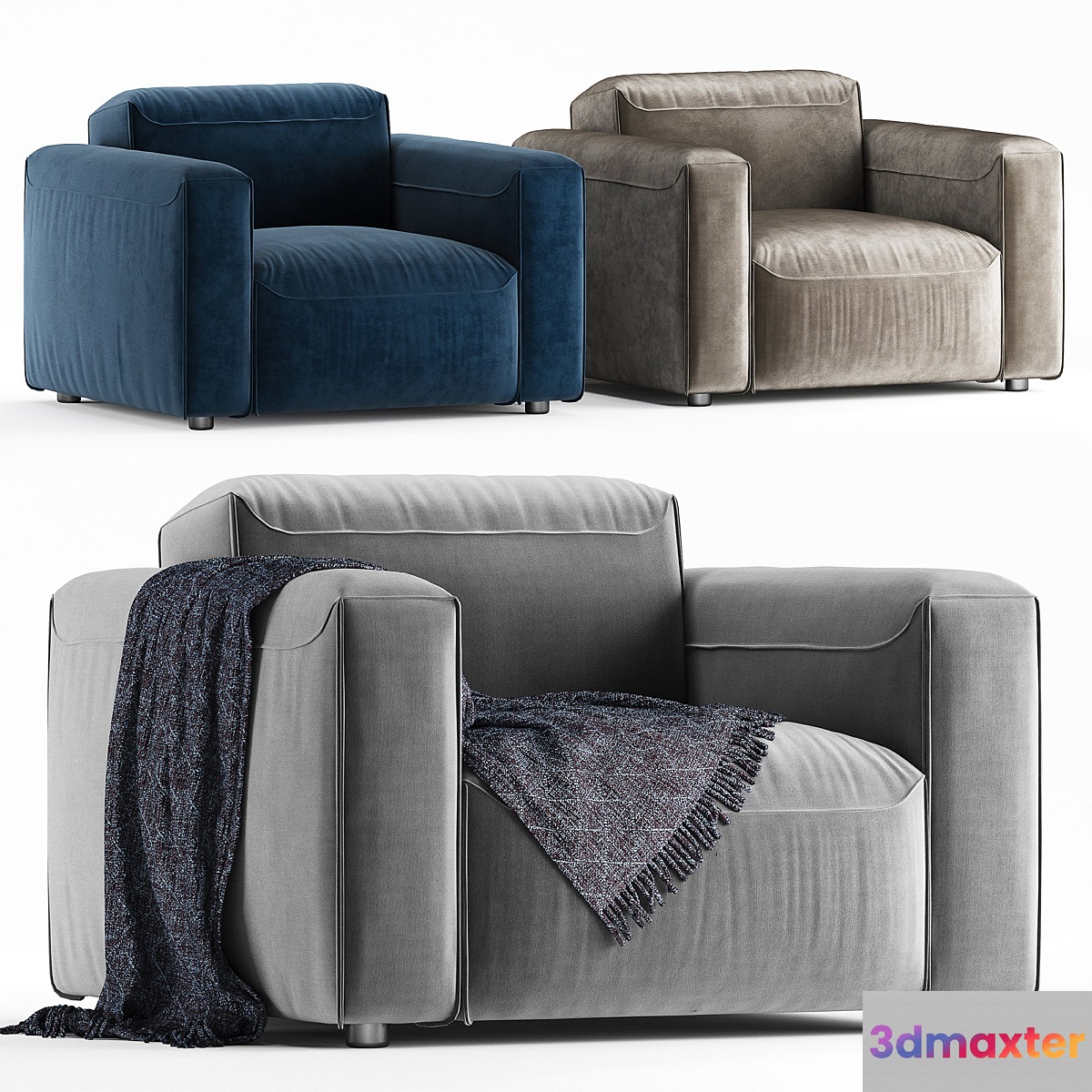 Rolf Benz 552 mio armchair 3D Max