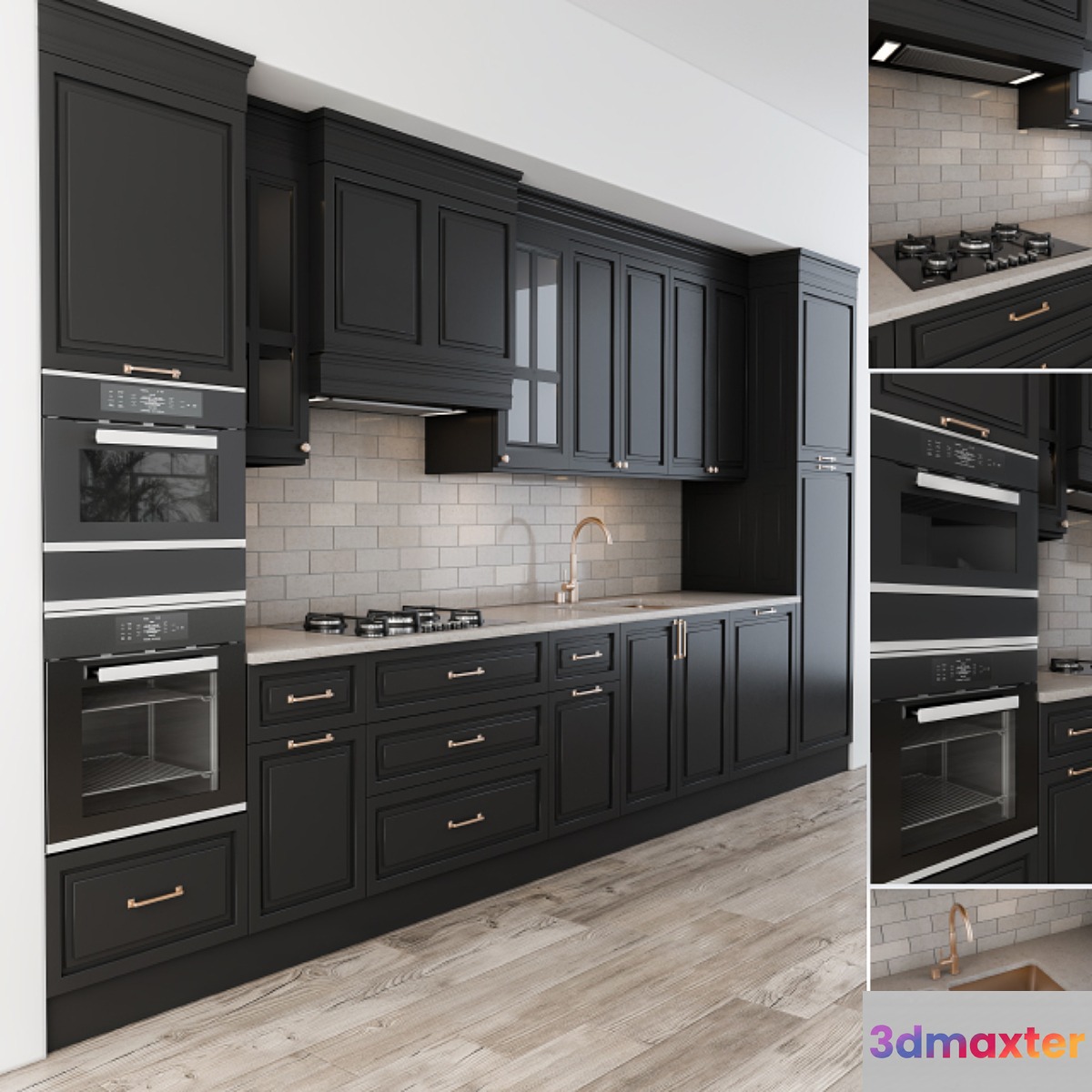 NeoClassic Kitchen Black