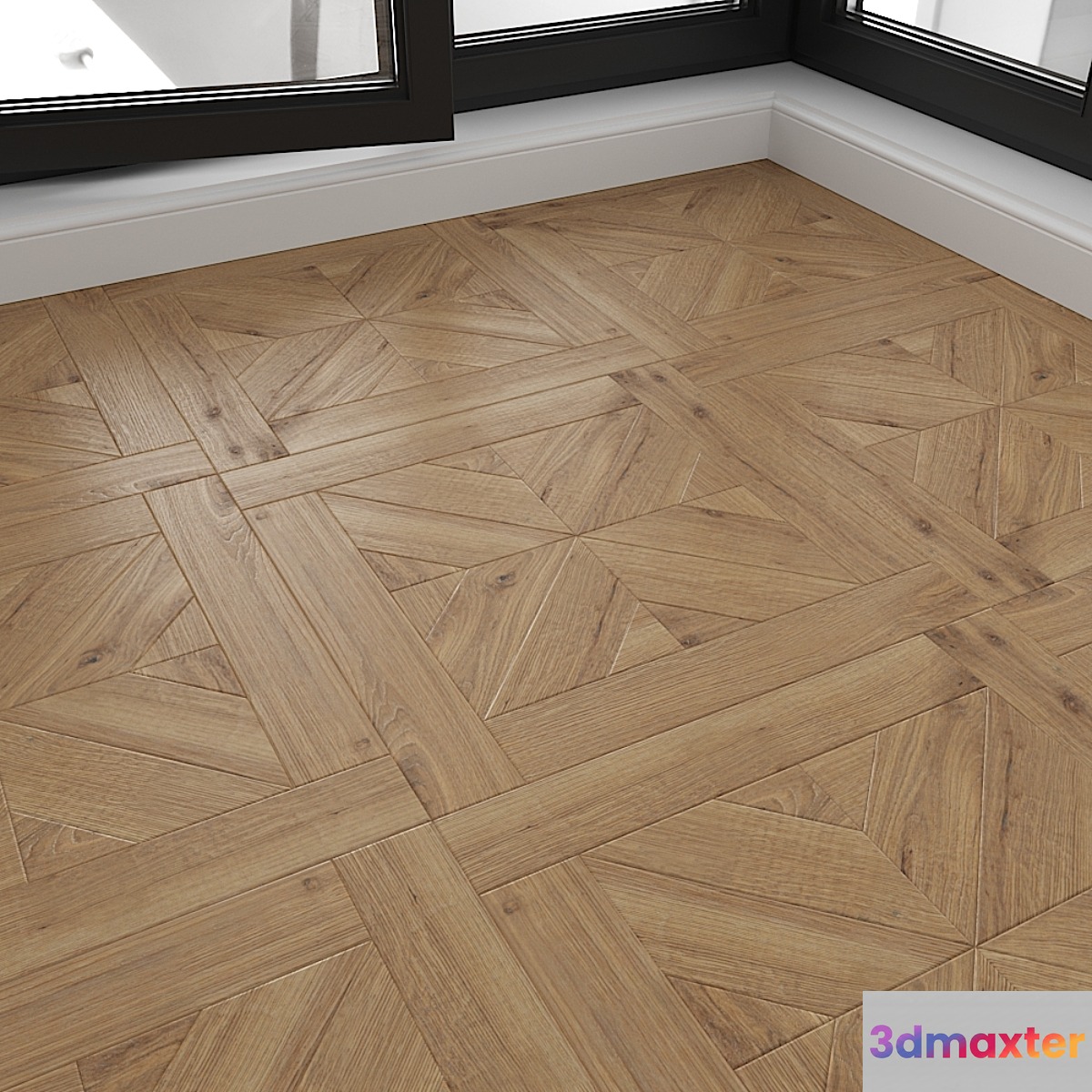 Modular parquet verona 3D Max