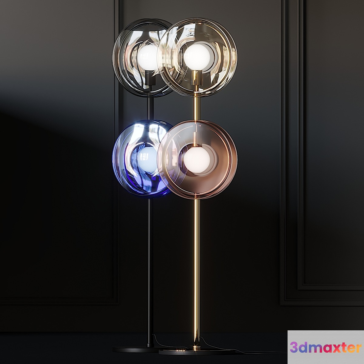 BOMMA ORBITAL Crystal Floor lamps - No.2