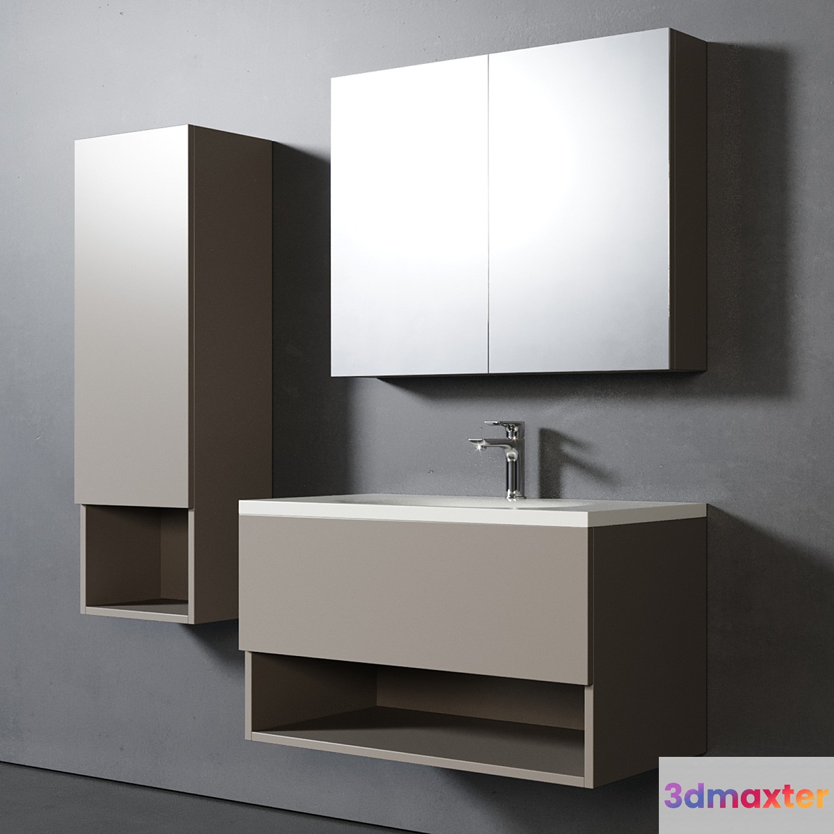 Bathroom Furniture Cancun 3D Max