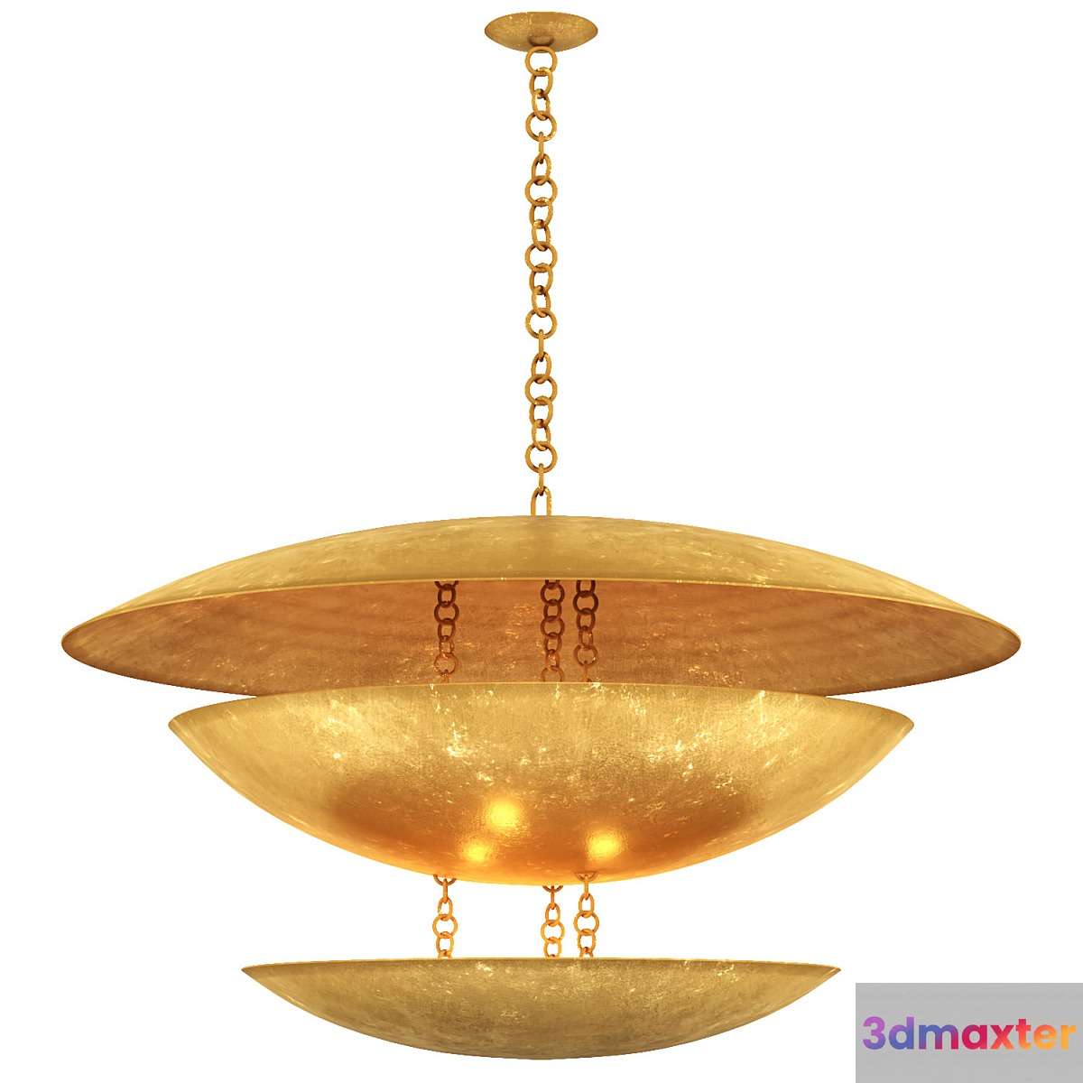 Arteriors Home Florko GOLD LEAF 3D Max