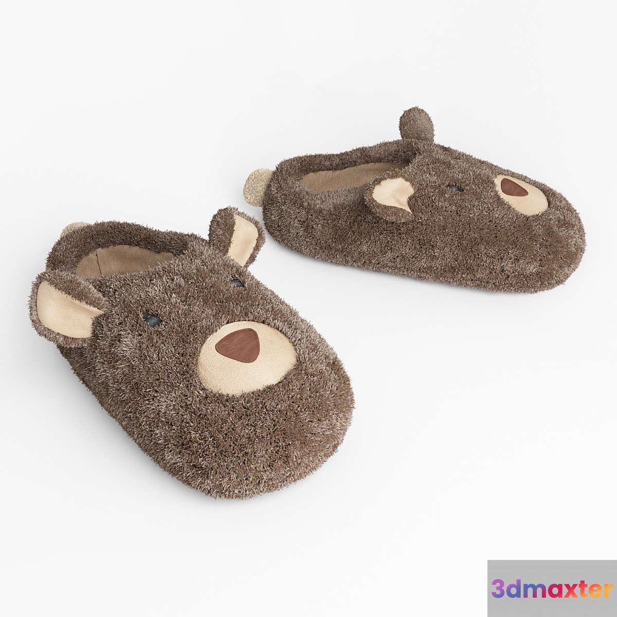 Children's slippers 3D Max