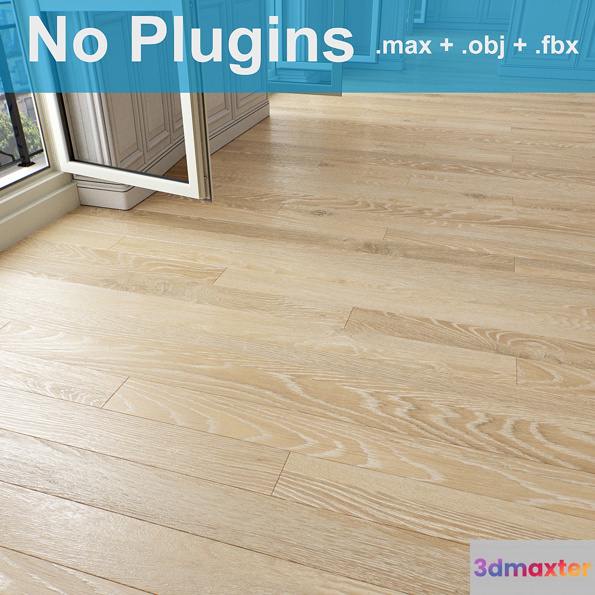 Parquet 2-2-4 3D Max