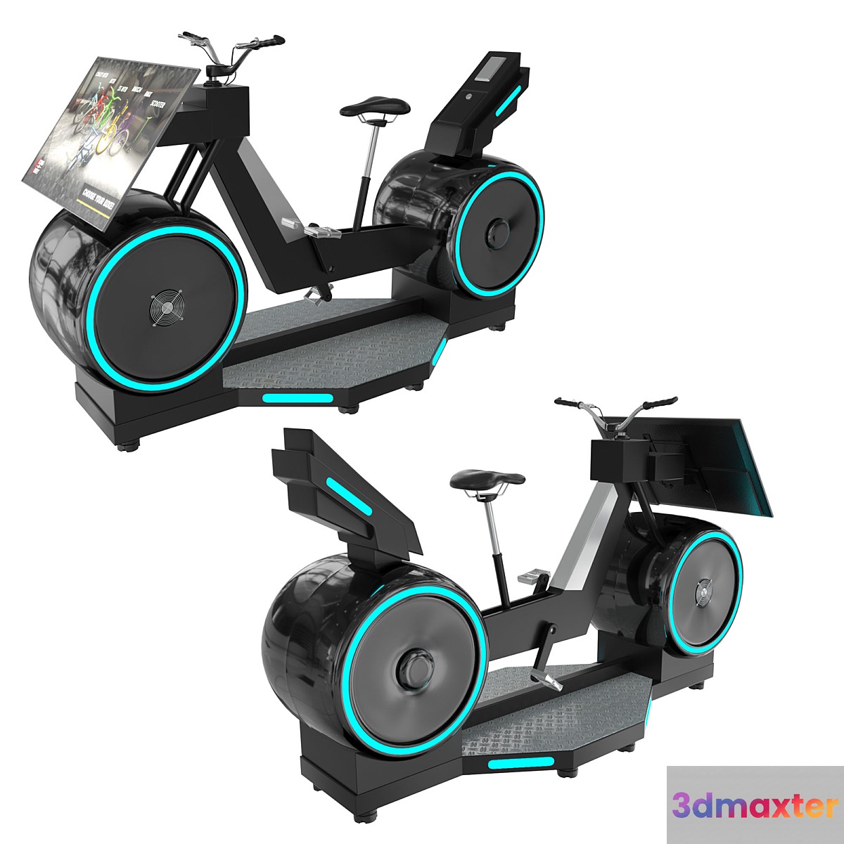 High Profit Vr Bike Arcade Game Machine 9d Bicycle Simulator 3D Max