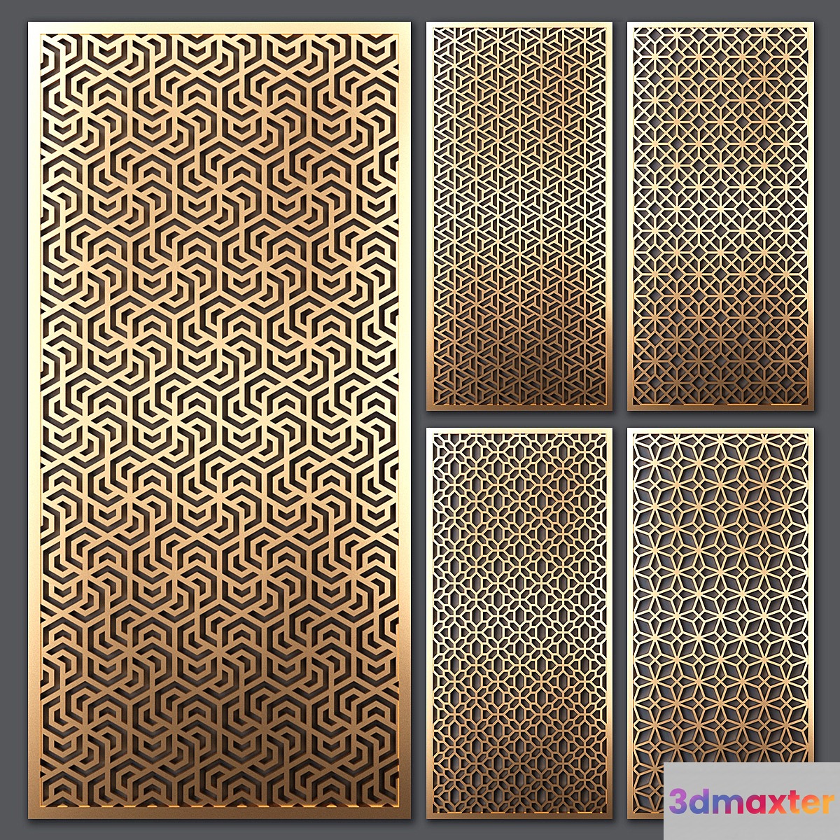 Decorative partition 3D Max