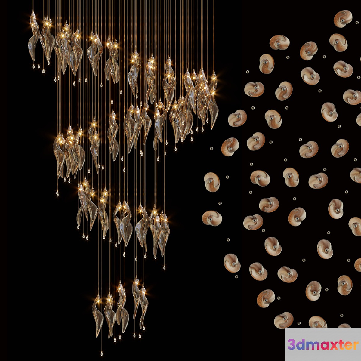 Chandelier Light Vargov - No.4 3D Max