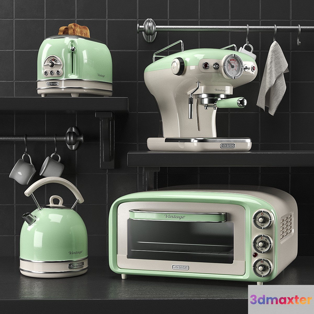 Ariete set 3D Max