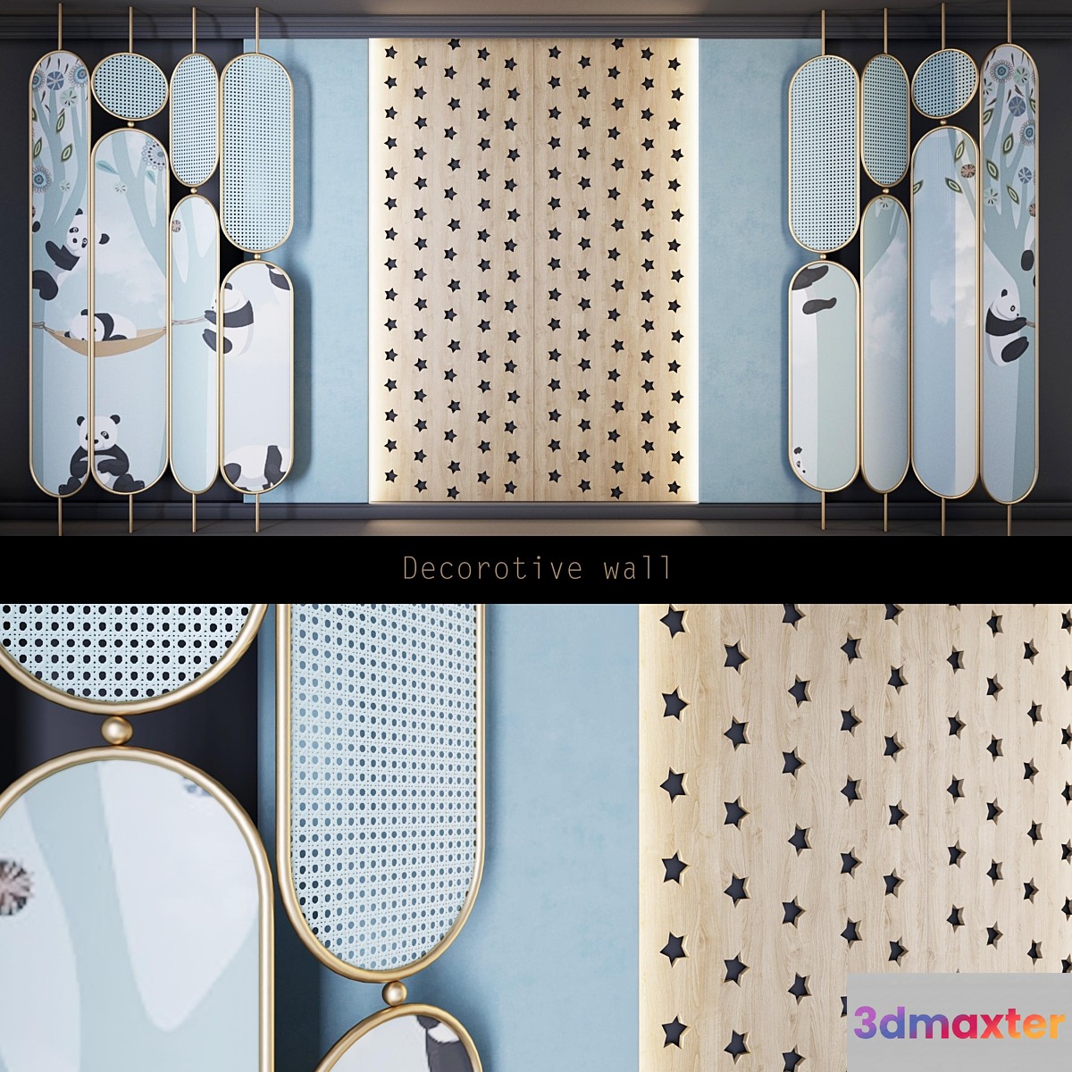 Decorative wall 10 3D Max