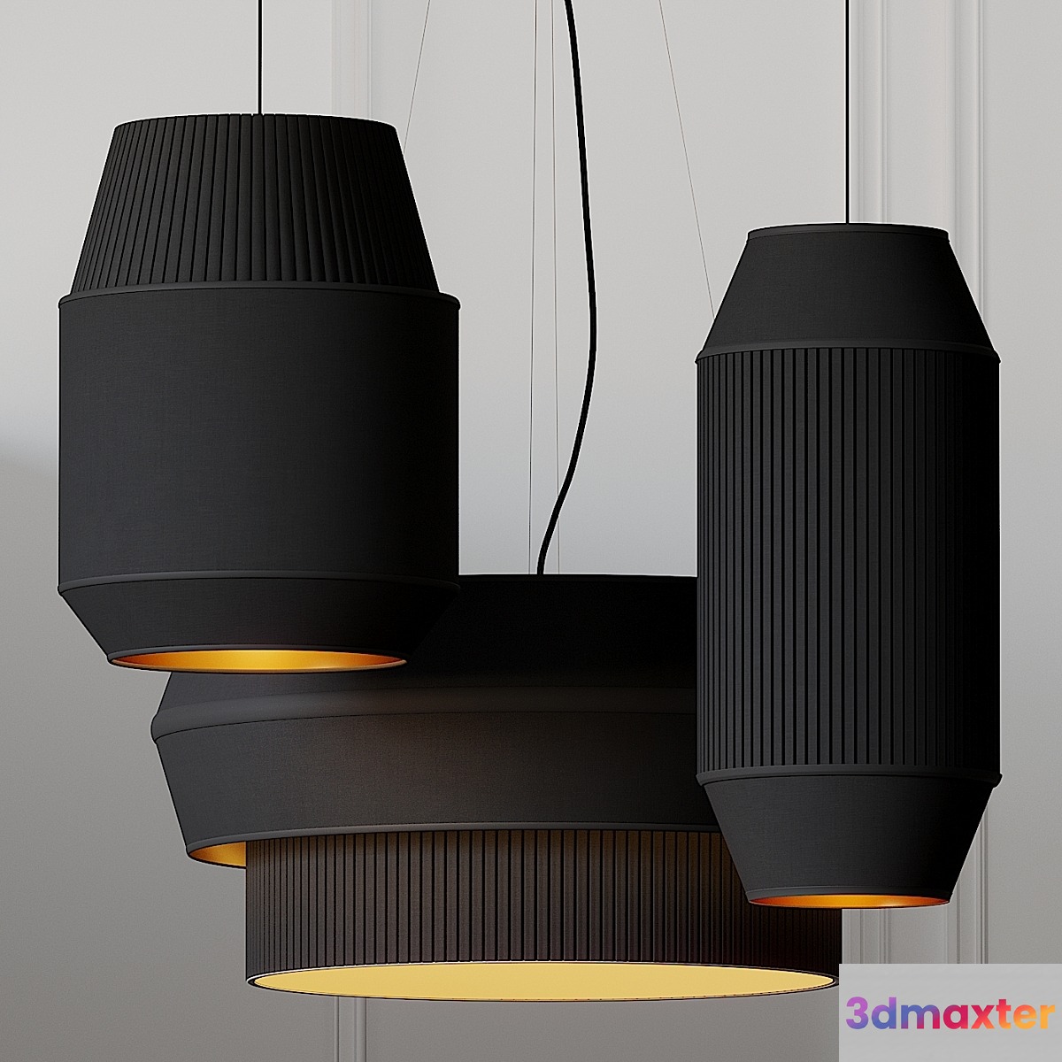Delta IV-II-III Pendant Lights By Rich Brilliant Willing