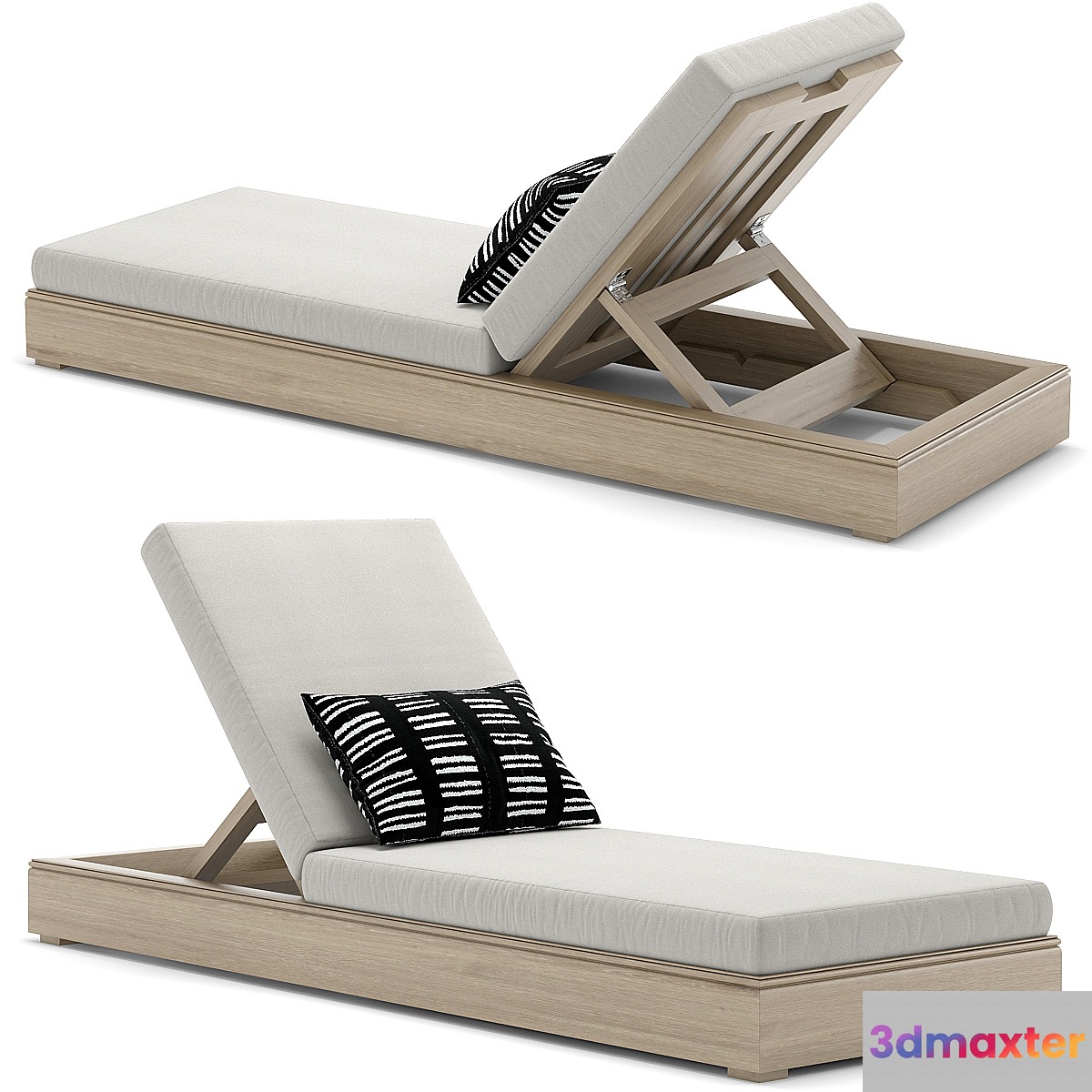 RH Outdoor Costa chaise - No.4