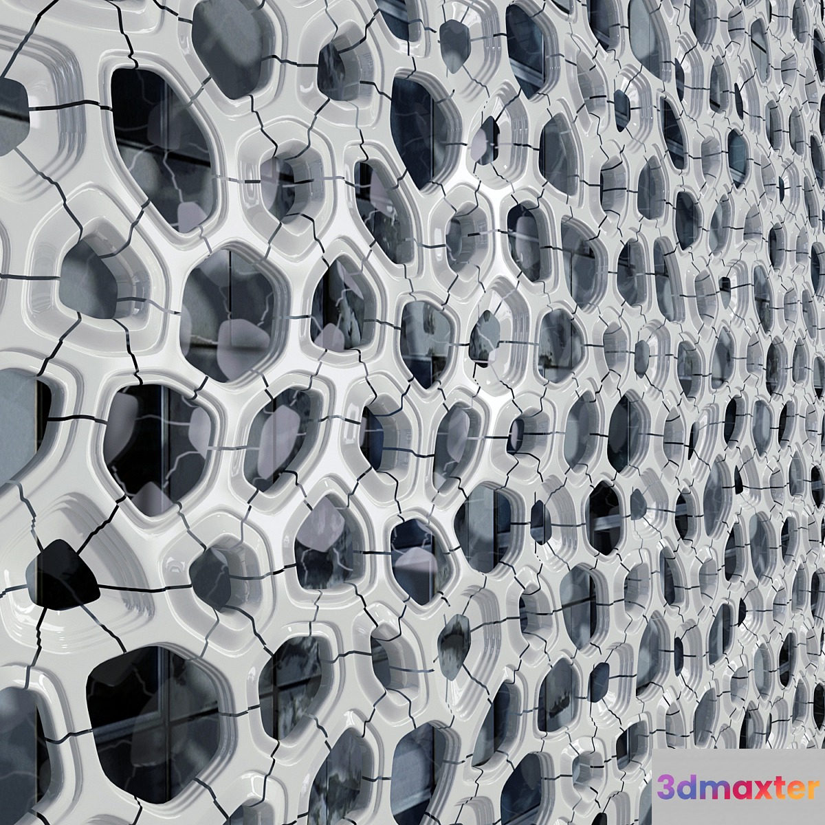 Bionica decorative facade 3D Max