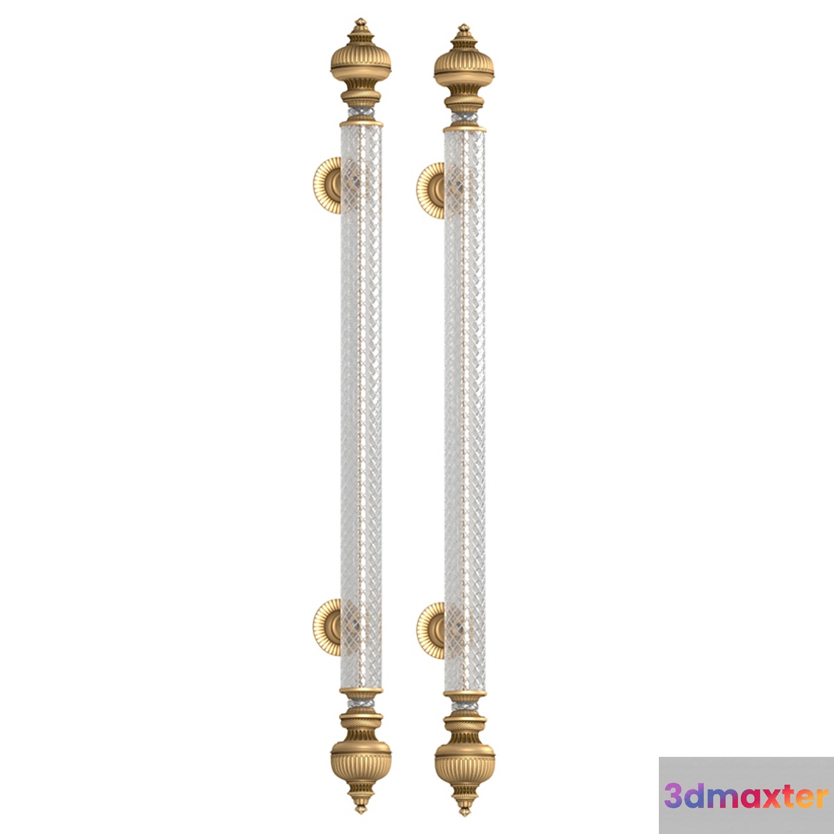 Classic door handle 3D Max