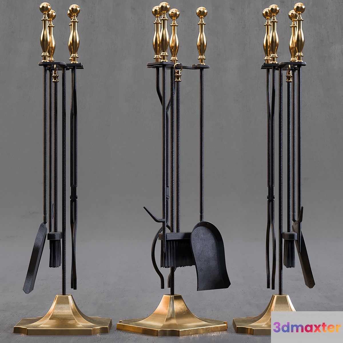 Hearth tool set 3D Max