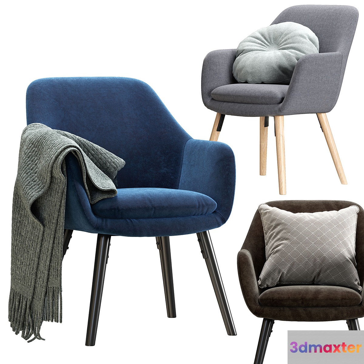 Armchair Jysk UDSBJERG 3D Max