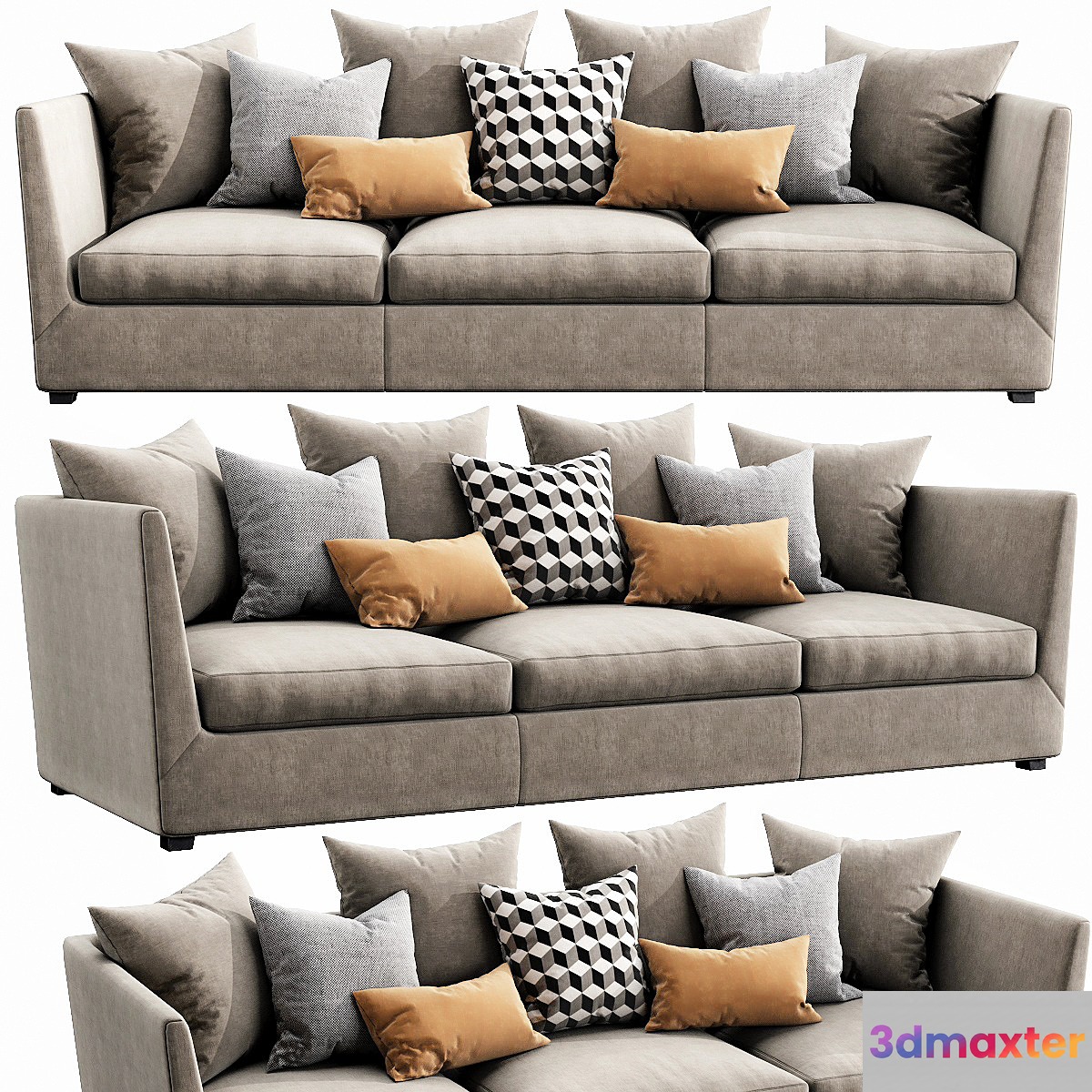 Flexform Victor 3D Max