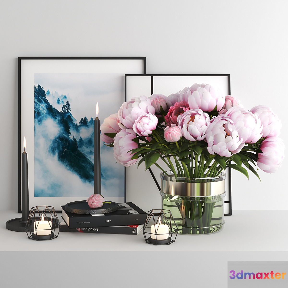 set952 -peony2 3D Max
