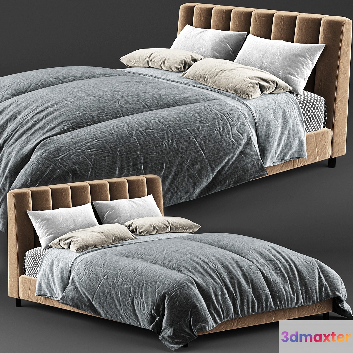 Baxton Studio Vino Modern Bed