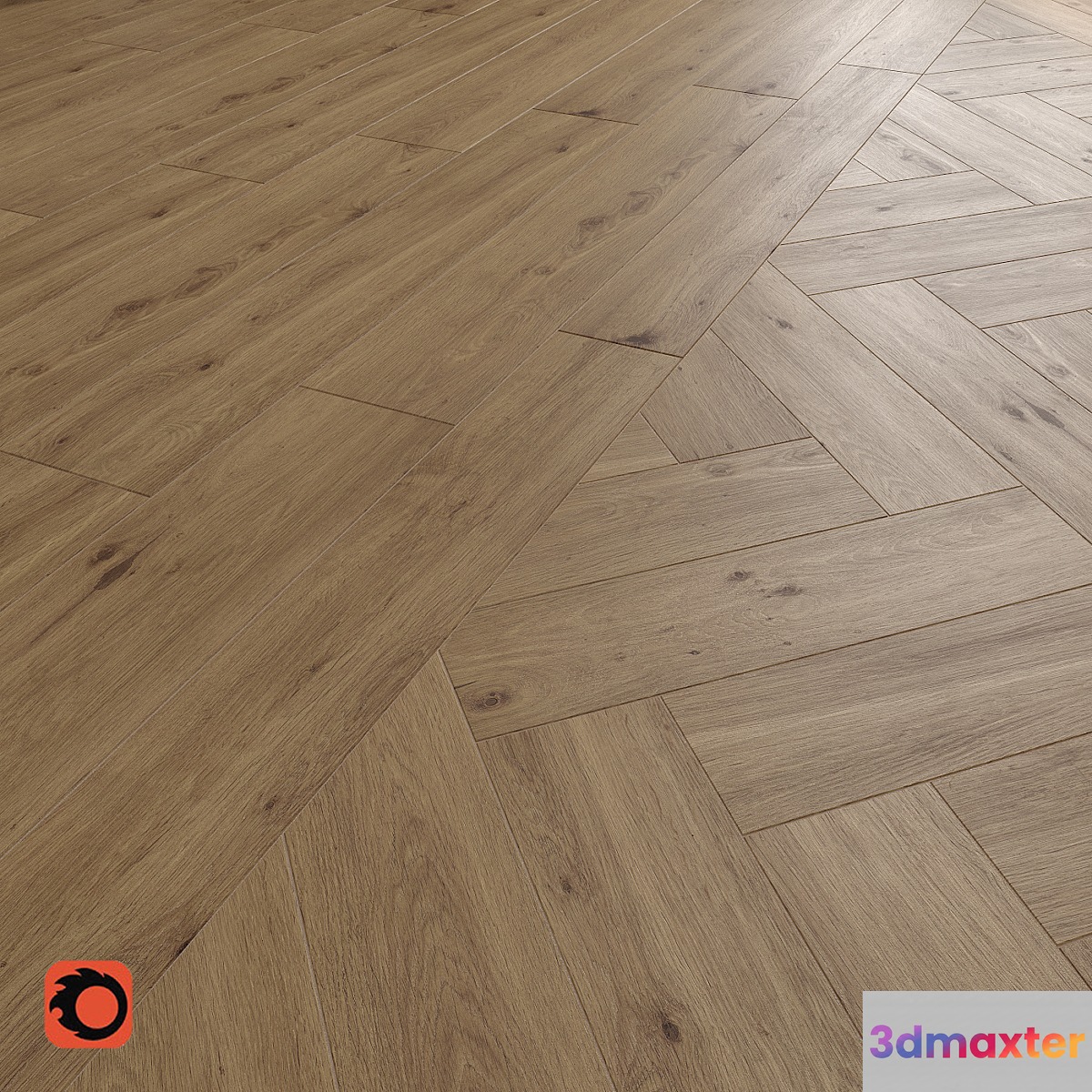 Forestina dark beige Floor Tile 3D Max